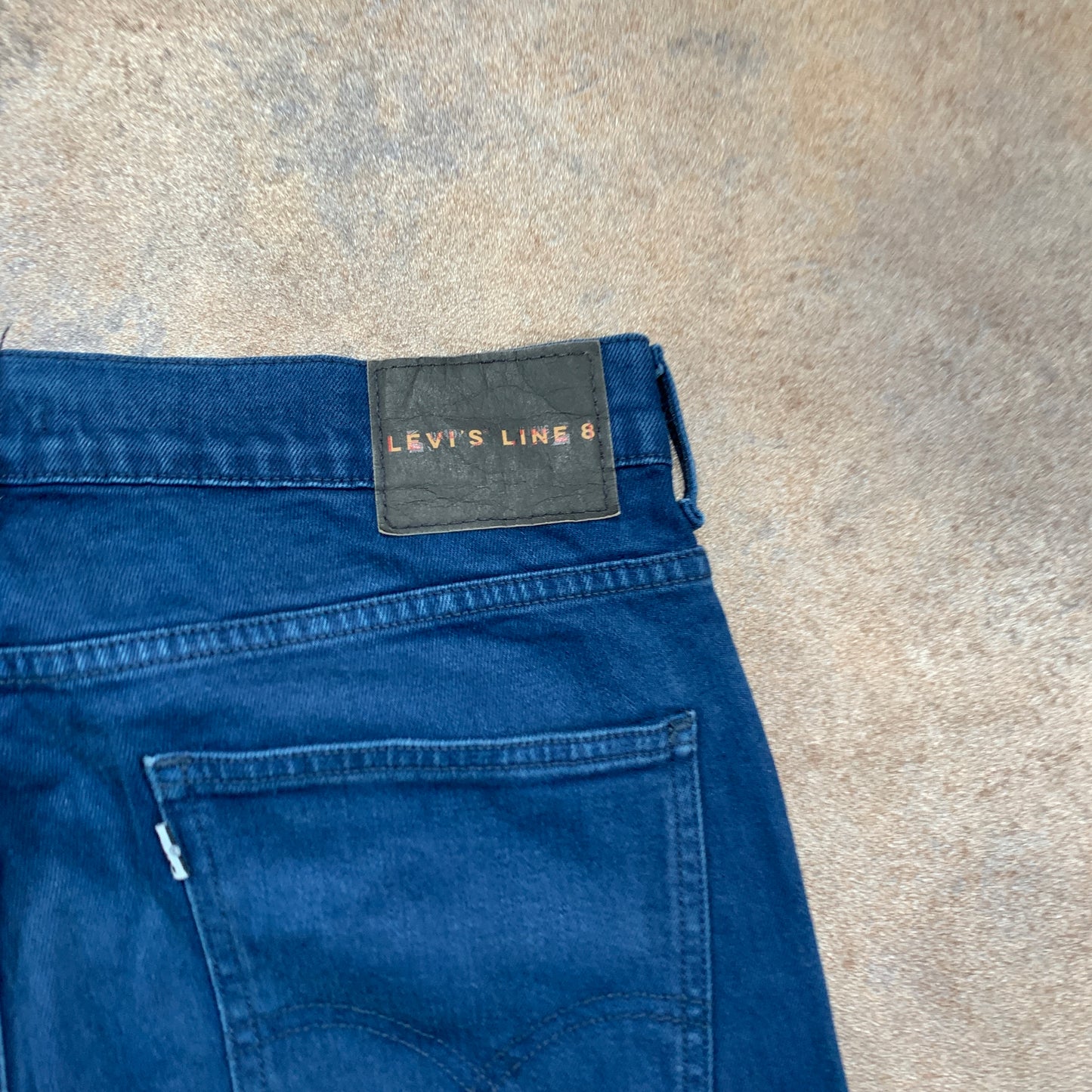 LEVI'S Line 8 Jeans W32 L32 Mens Slim Fit Straight Blue