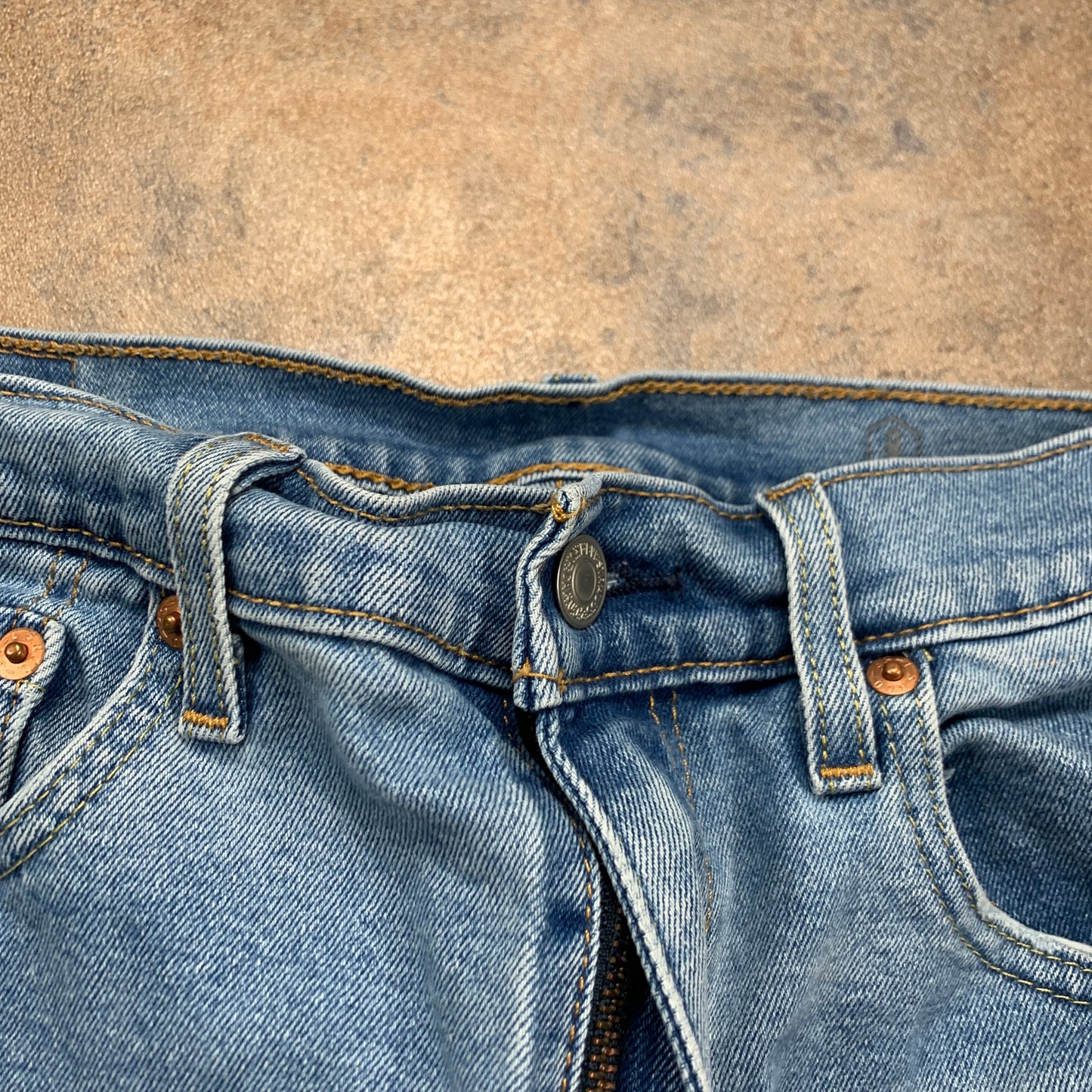 LEVI'S 512 Jeans W34 L30 Mens Slim Fit Tapered Blue