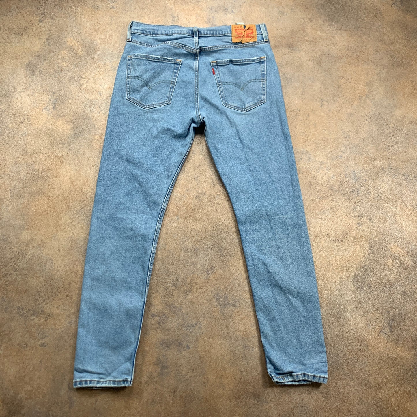 LEVI'S 512 Jeans W34 L30 Mens Slim Fit Tapered Blue