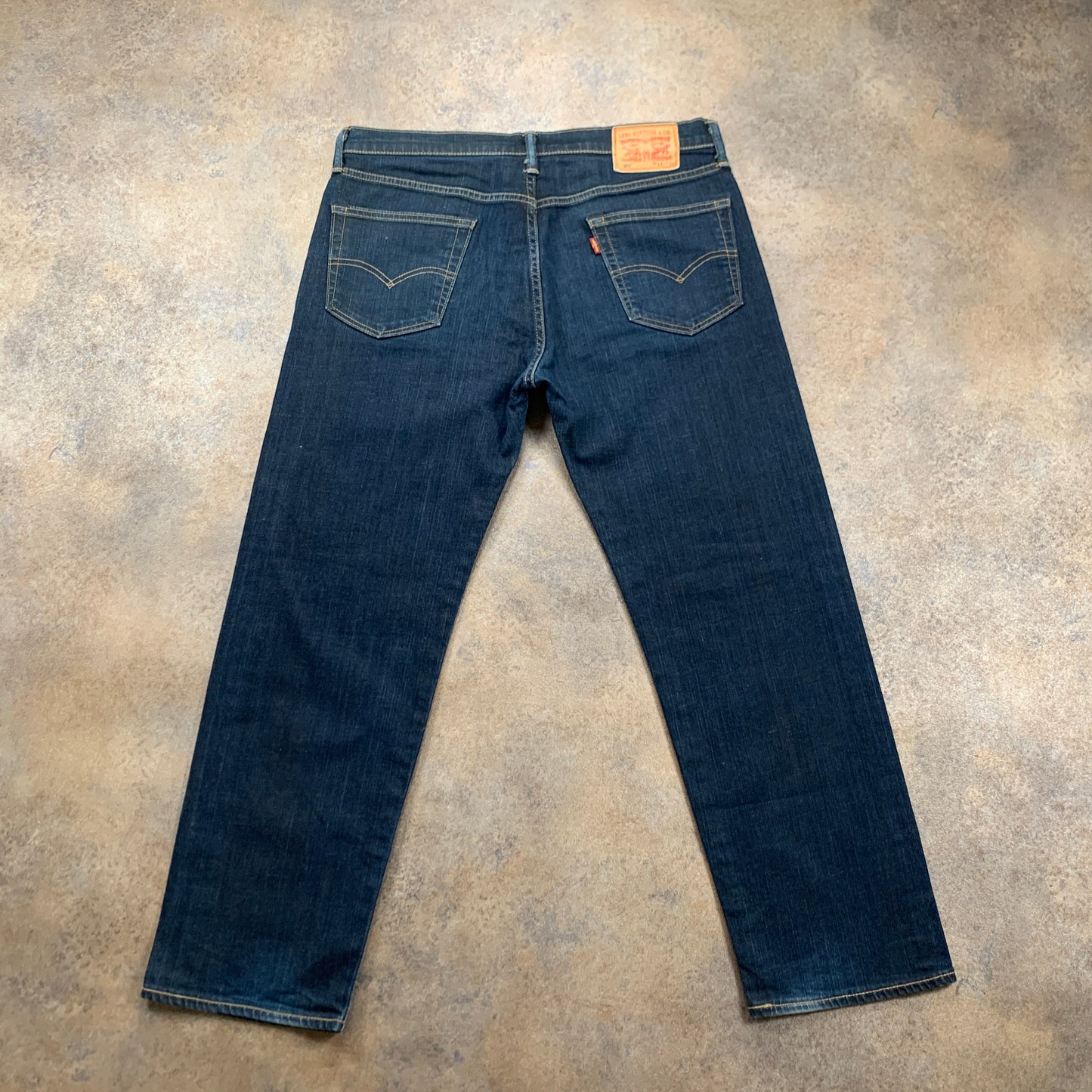 LEVI'S 562 Jeans W34 L29 Mens Regular Fit Straight Blue