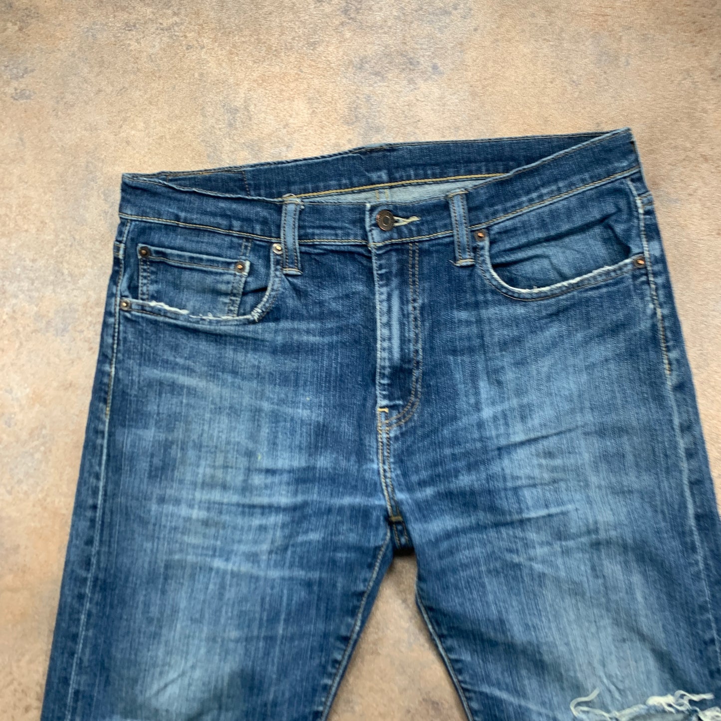 LEVI'S 502 Jeans W33 L30 Mens Slim Fit Tapered Blue