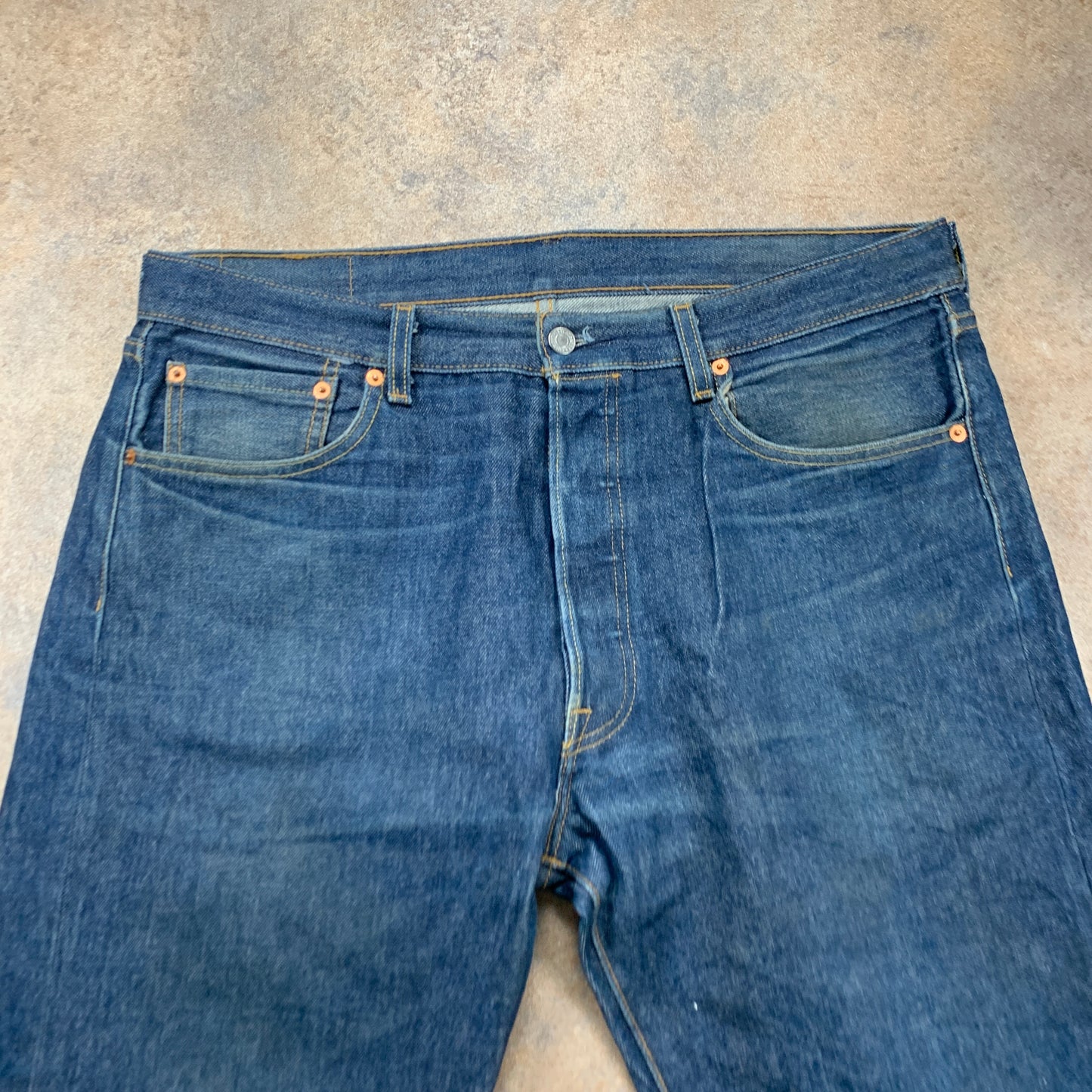 LEVI'S 501 Jeans W36 L31 Mens Regular Fit Straight Blue