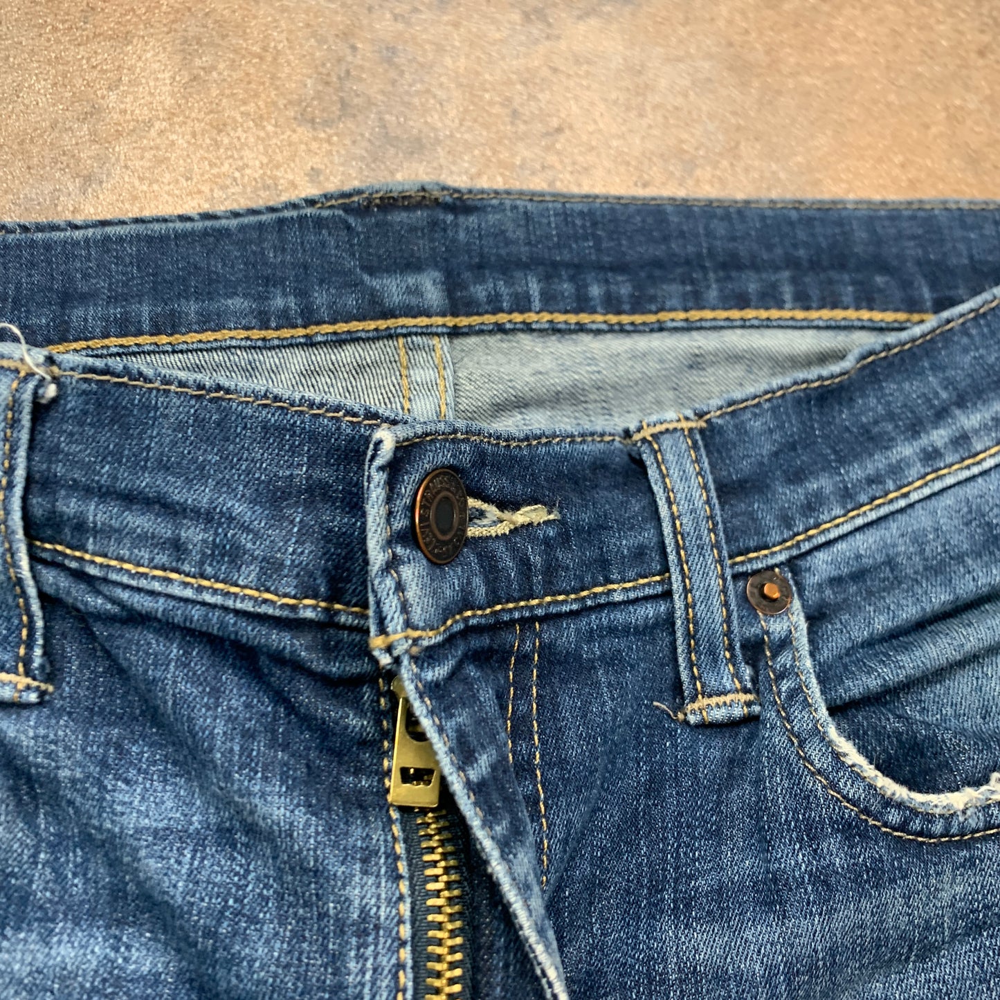 LEVI'S 502 Jeans W33 L30 Mens Slim Fit Tapered Blue