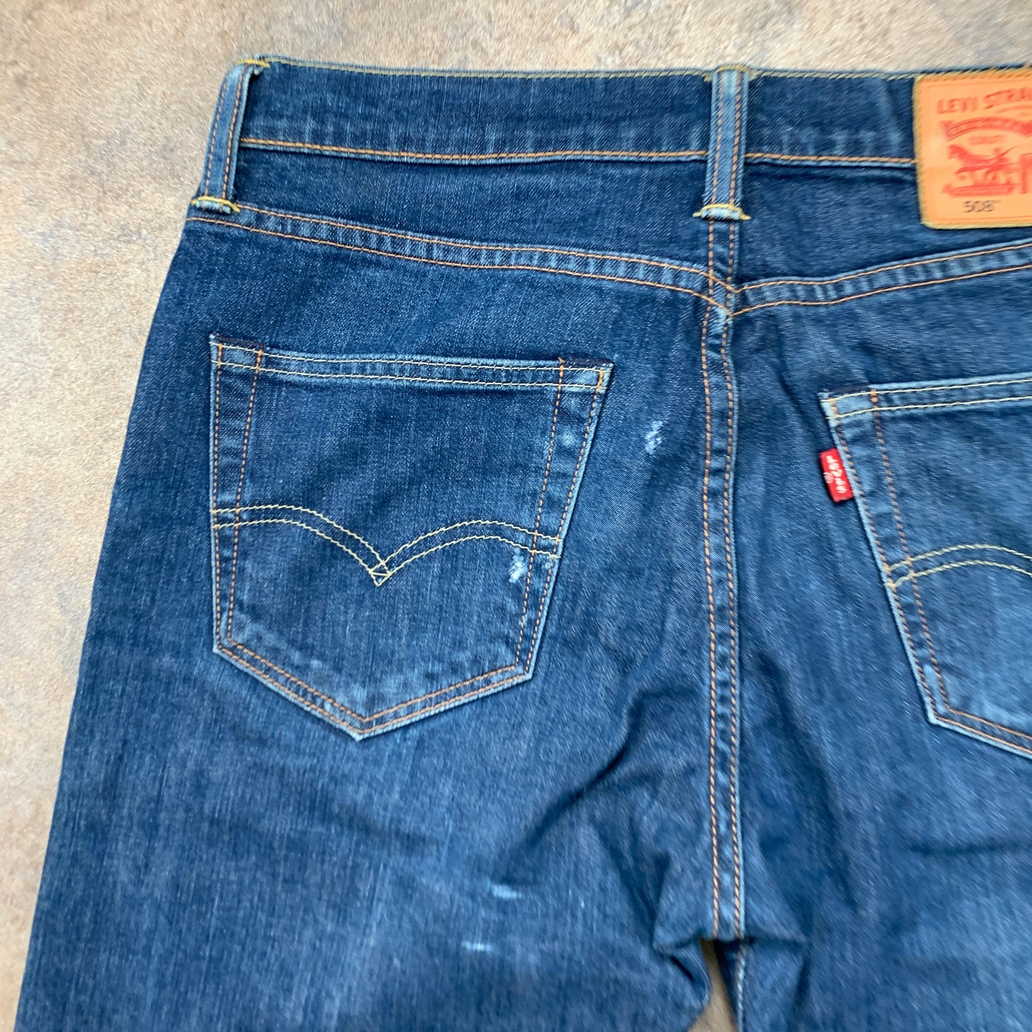 LEVI'S 508 Jeans W30 L31 Mens Slim Fit Straight Blue