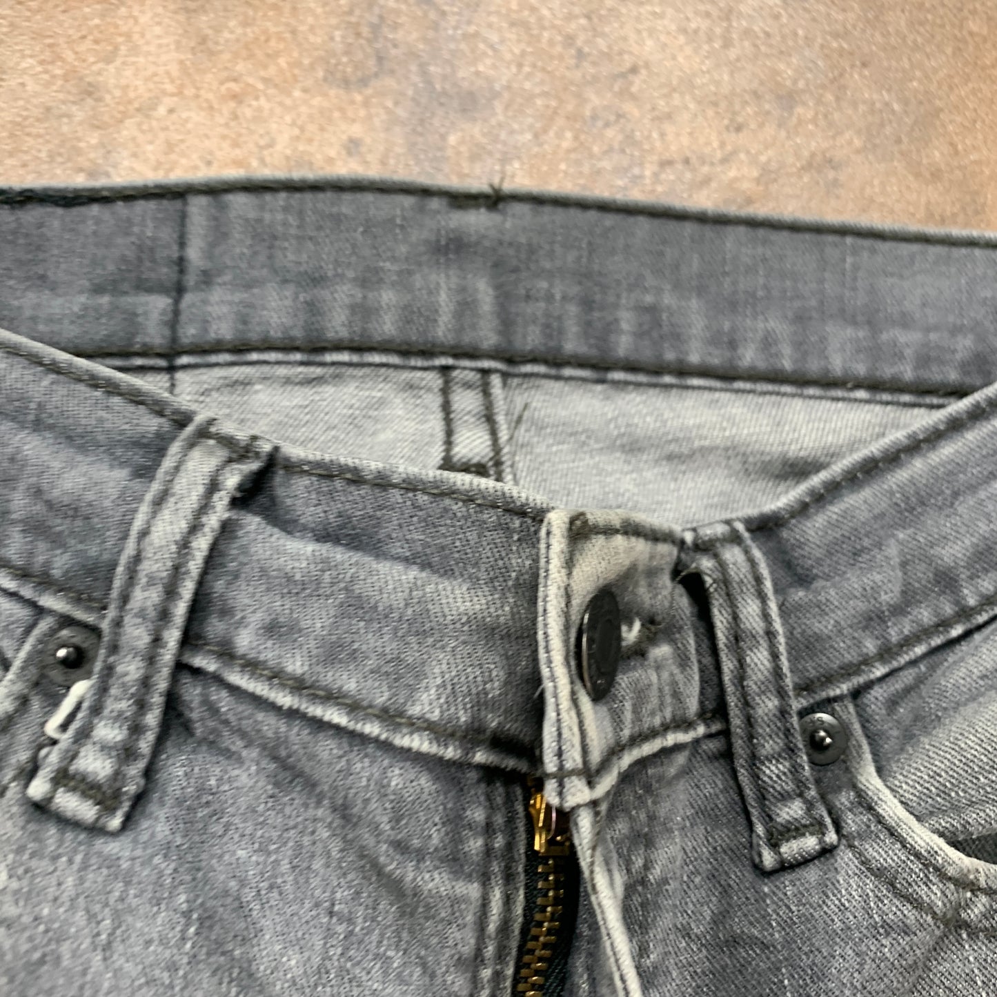 LEVI'S 514 Jeans W29 L28 Mens Regular Fit Straight Grey
