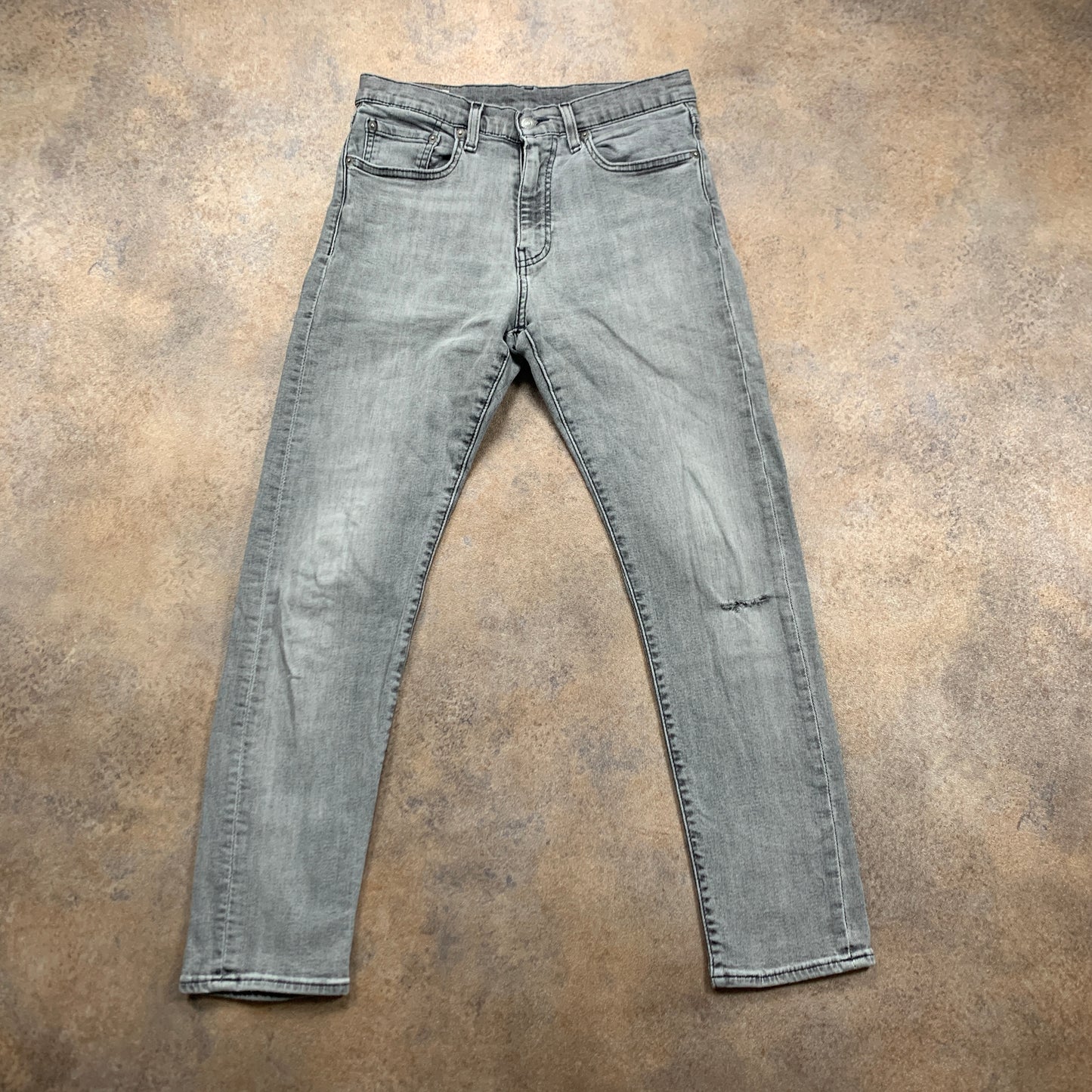 LEVI'S 512 Jeans W31 L28 Mens Slim Fit Tapered Grey