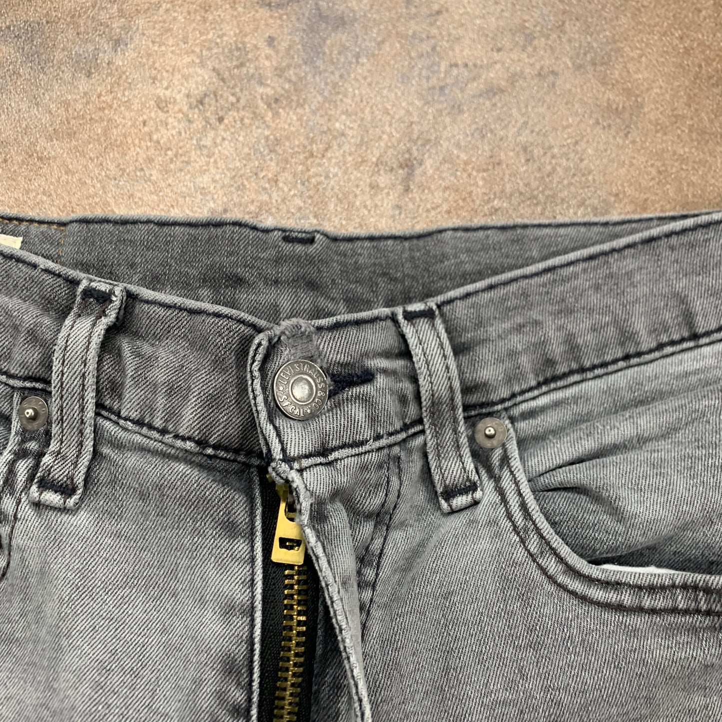 LEVI'S 512 Jeans W31 L28 Mens Slim Fit Tapered Grey