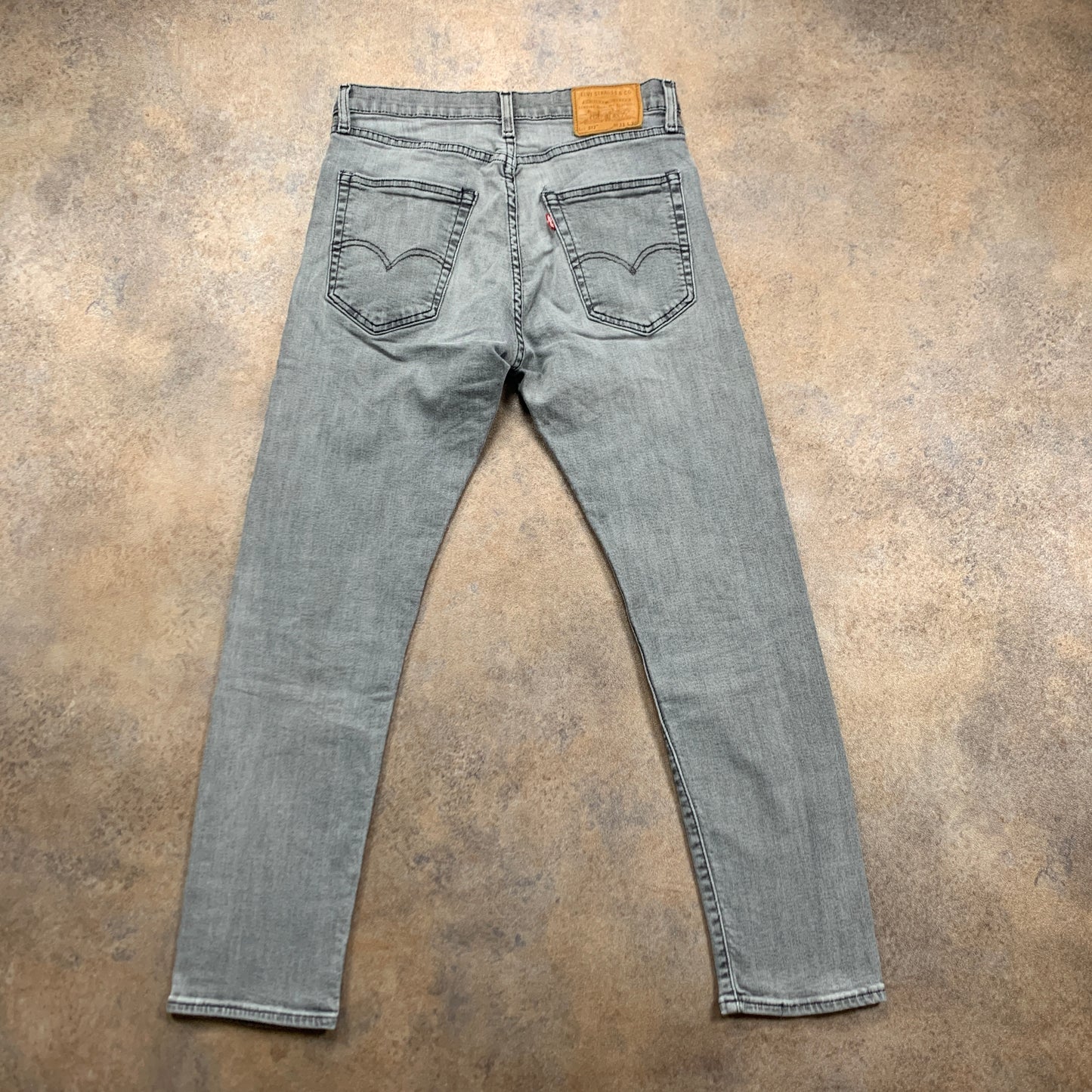 LEVI'S 512 Jeans W31 L28 Mens Slim Fit Tapered Grey