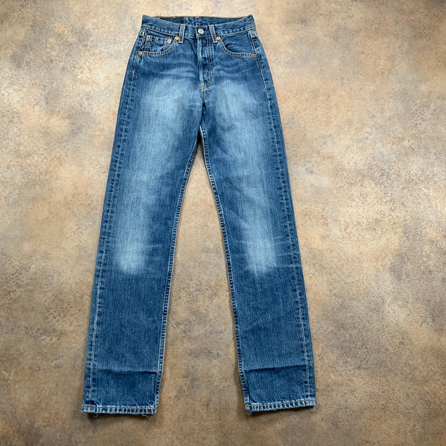 Vintage LEVI'S 501 Jeans W25 L31 Mens Regular Fit Straight Blue