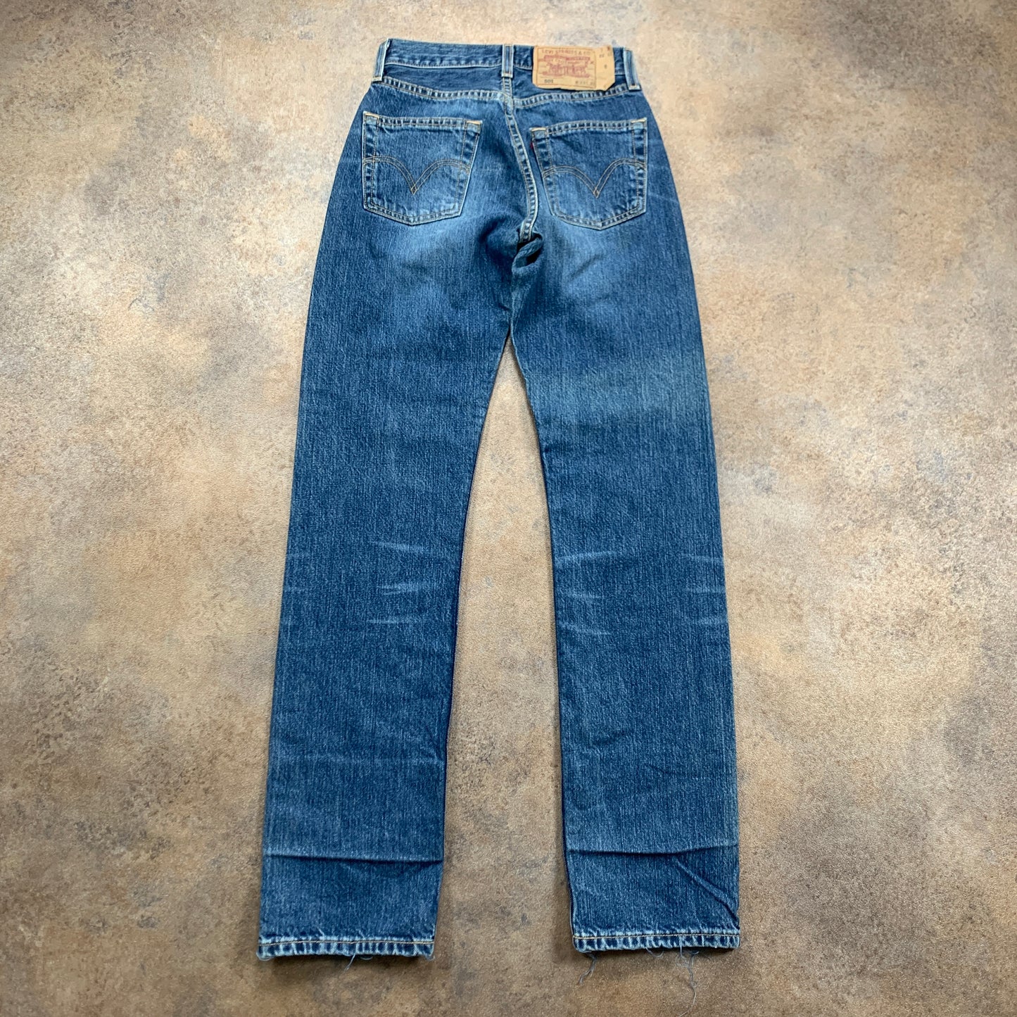 Vintage LEVI'S 501 Jeans W25 L31 Mens Regular Fit Straight Blue