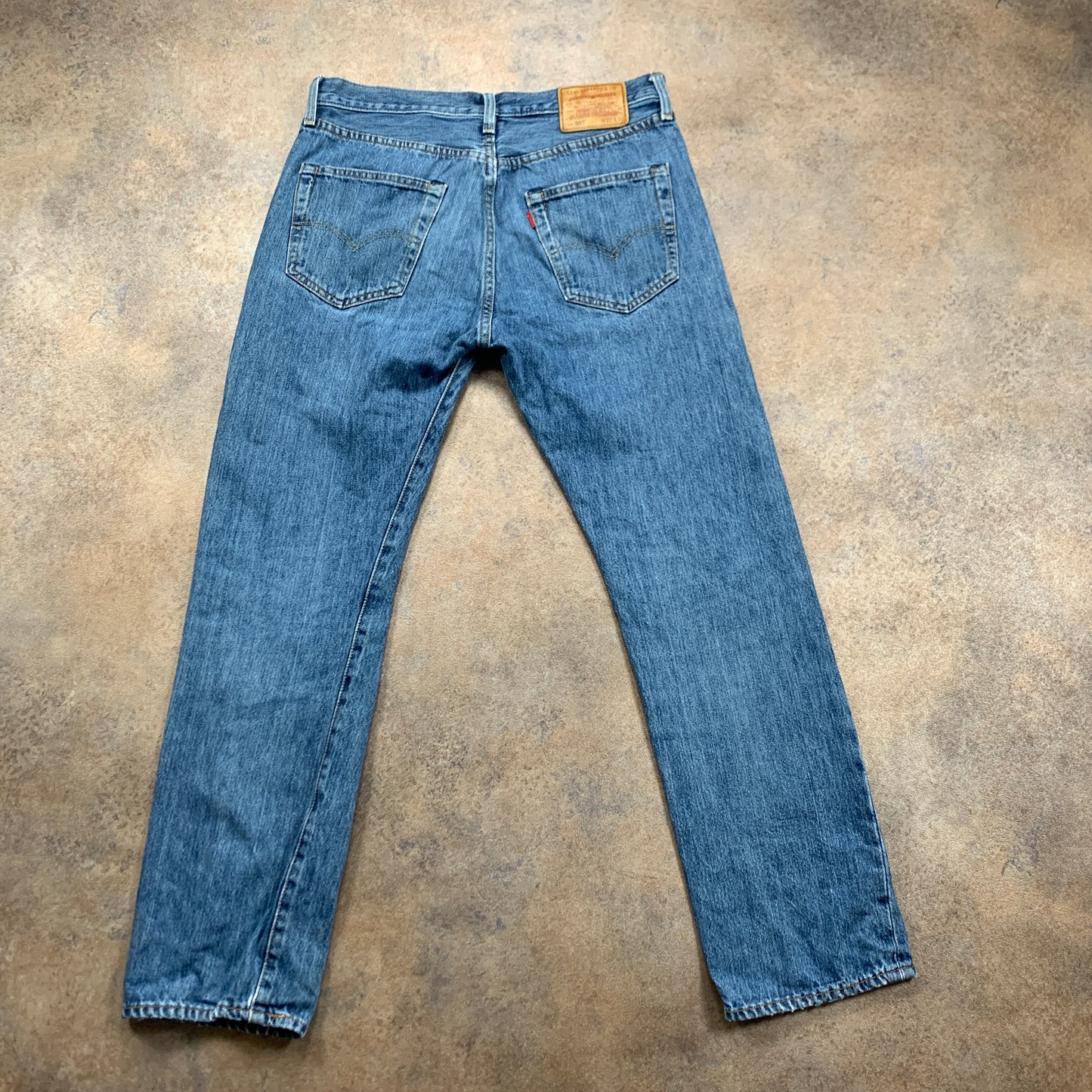LEVI'S 501 Jeans W32 L30 Mens Regular Fit Straight Blue