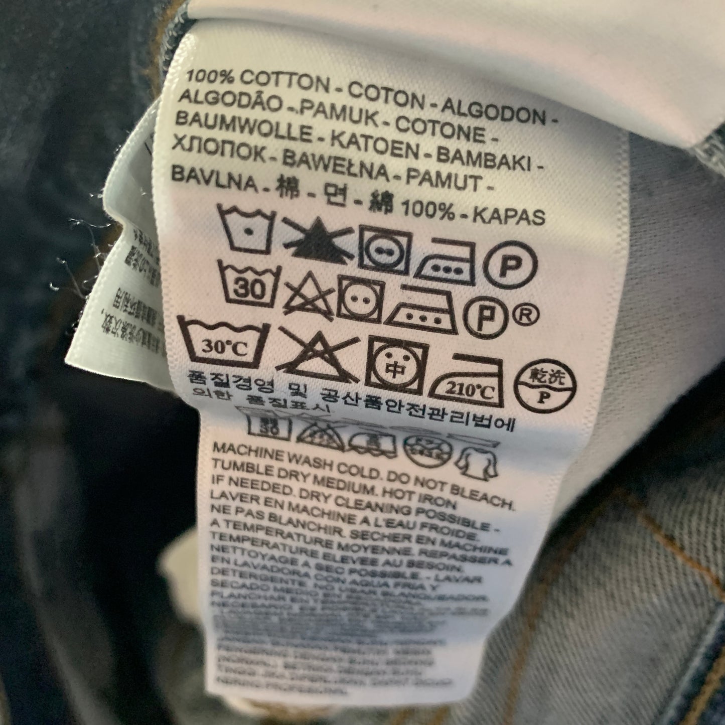 LEVI'S 514 Jeans W32 L34 Mens Regular Fit Straight Blue