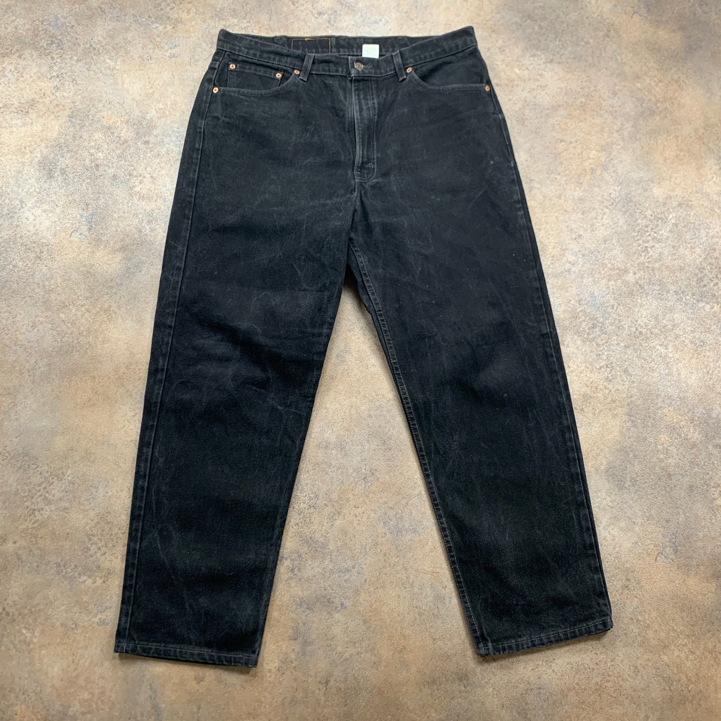 Vintage LEVI'S 550 Jeans W40 L30 Mens Relaxed Fit Straight Grey