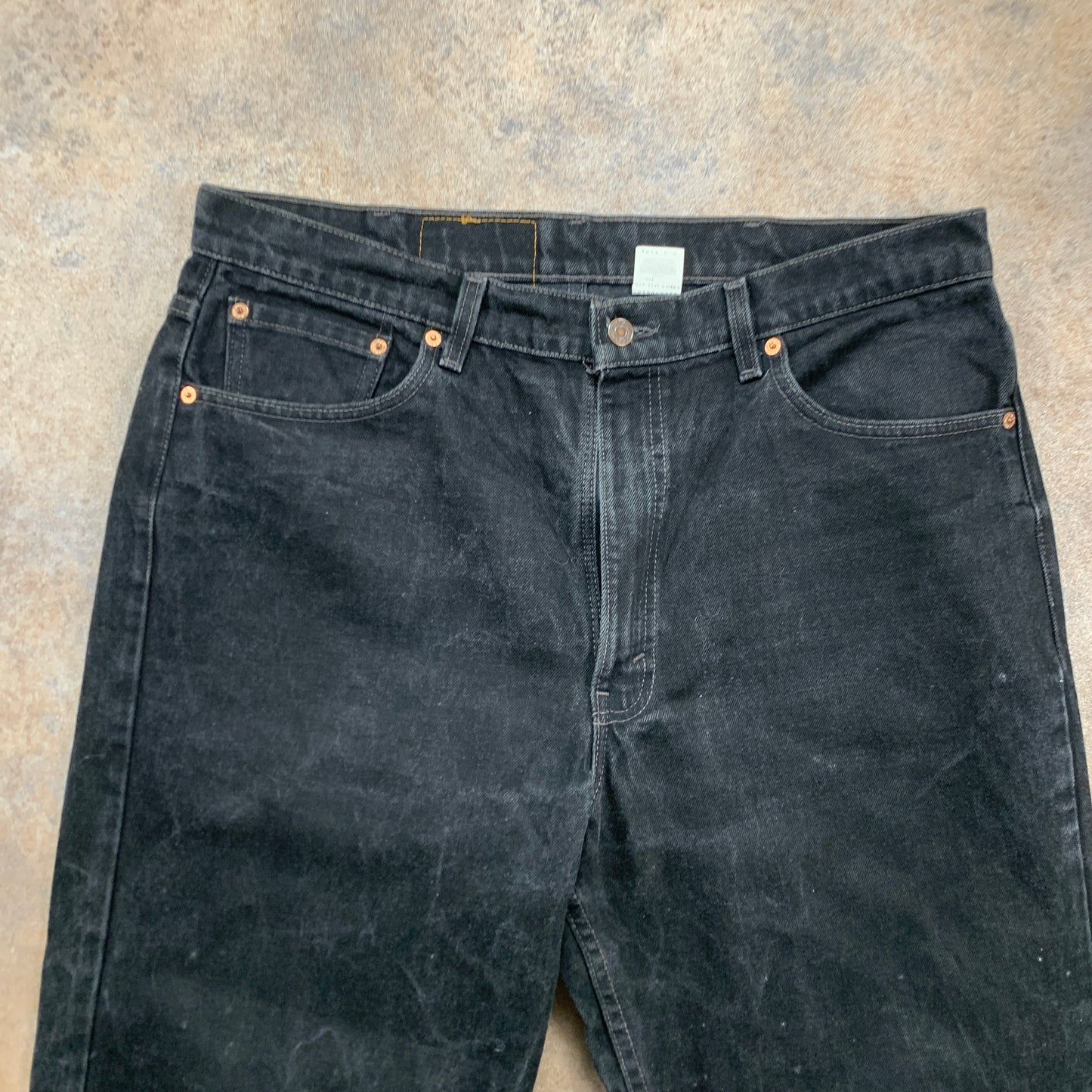 Vintage LEVI'S 550 Jeans W40 L30 Mens Relaxed Fit Straight Grey