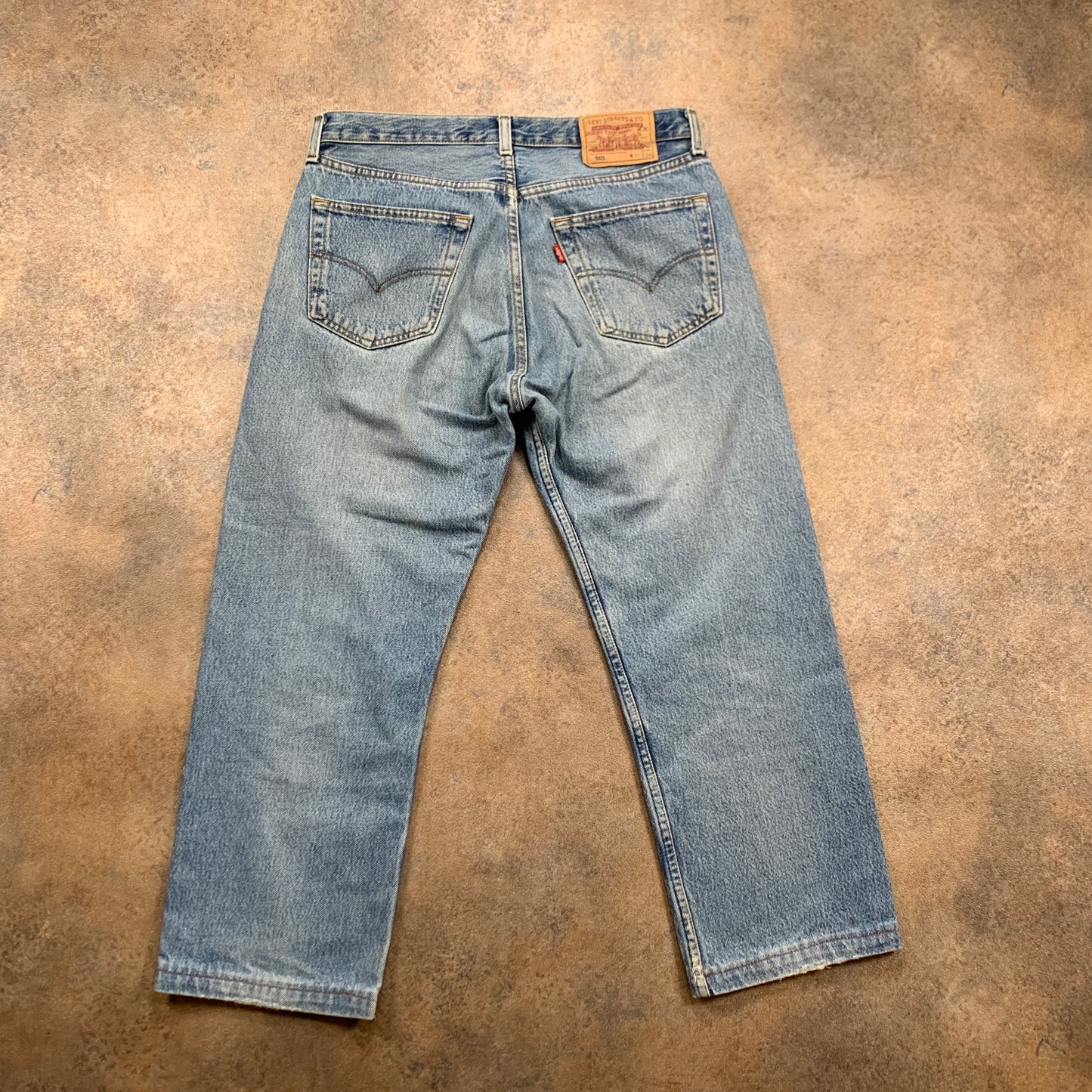 Vintage LEVI'S 501 Jeans W32 L25 Mens Regular Fit Straight Blue
