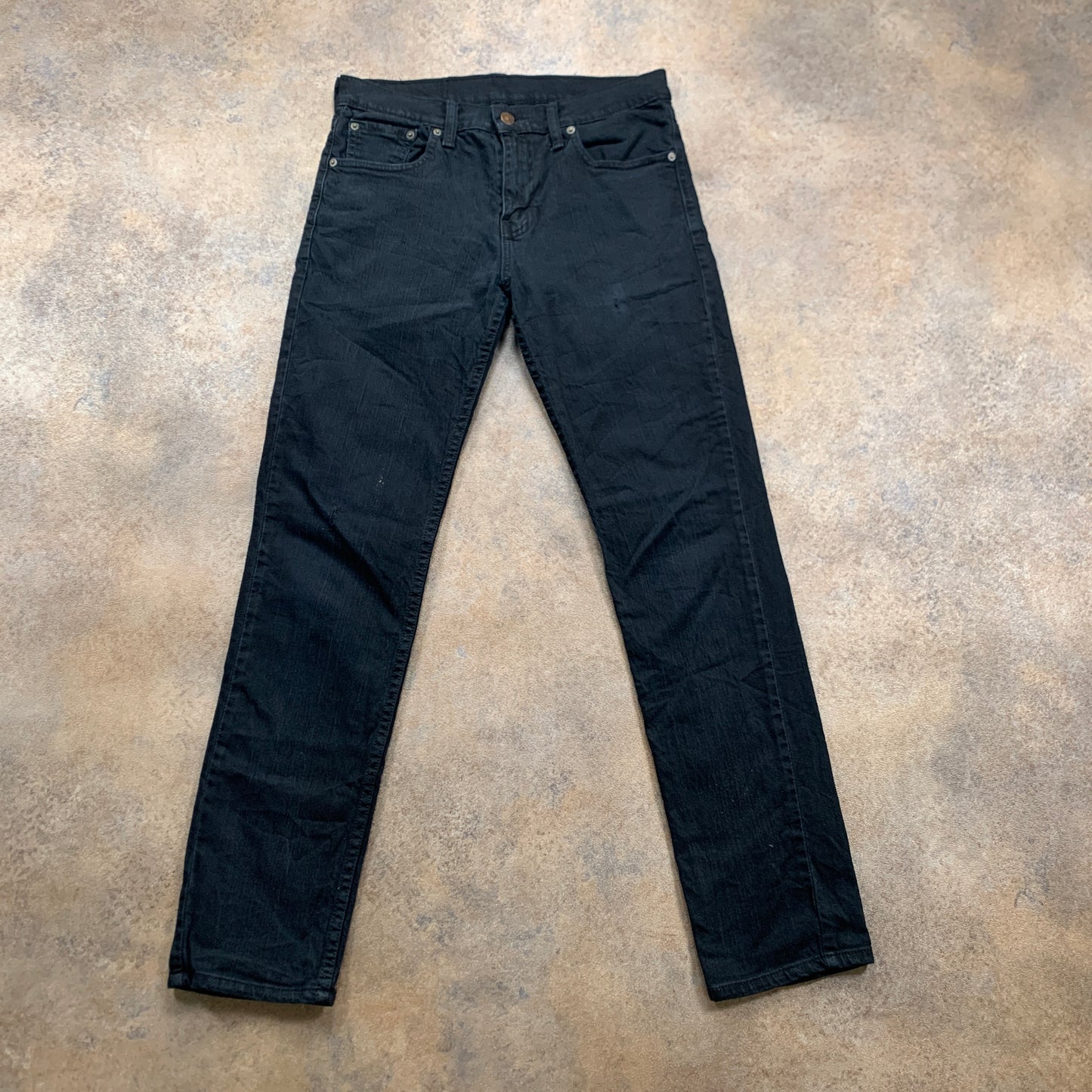 LEVI'S 511 Jeans W30 L31 Mens Slim Fit Black
