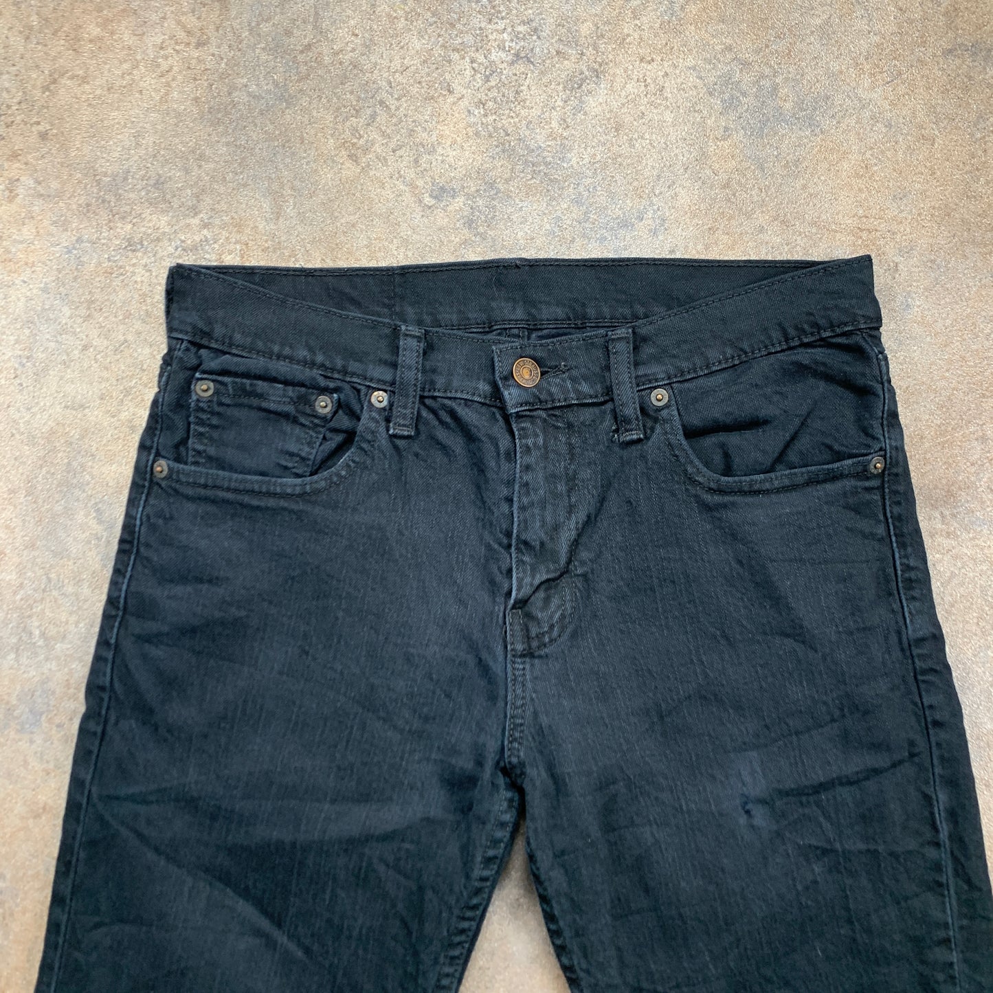 LEVI'S 511 Jeans W30 L31 Mens Slim Fit Black