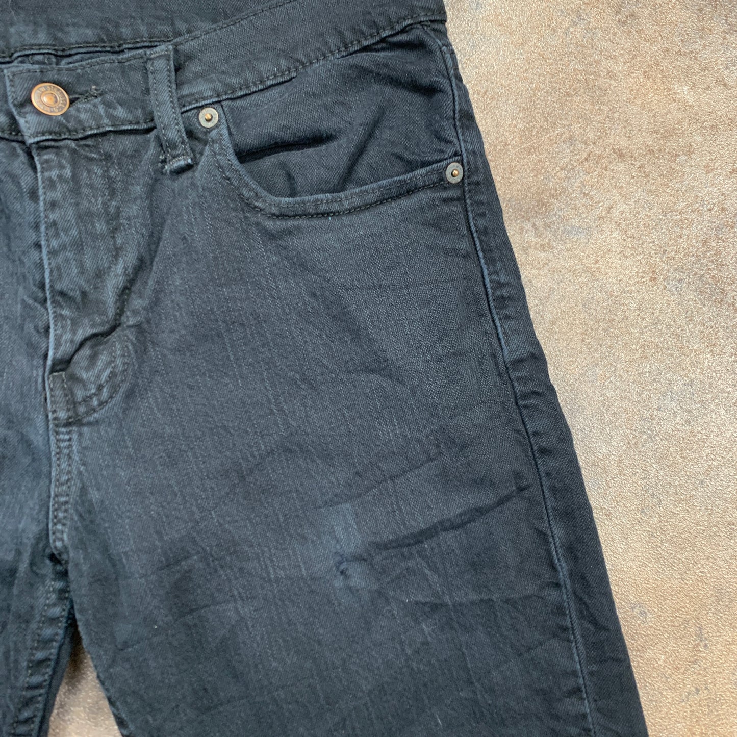 LEVI'S 511 Jeans W30 L31 Mens Slim Fit Black