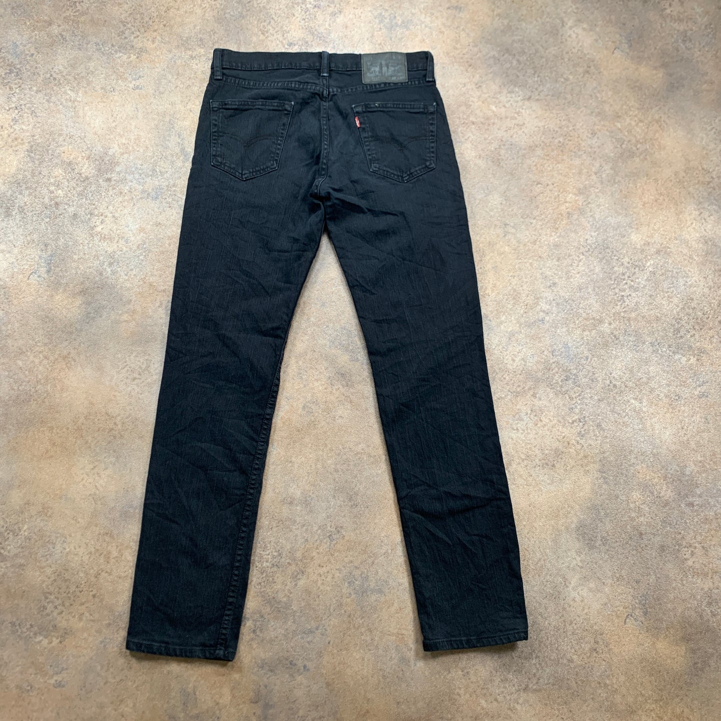 LEVI'S 511 Jeans W30 L31 Mens Slim Fit Black