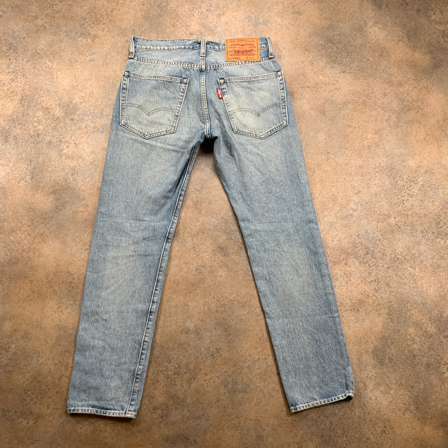 LEVI'S HI-BALL Jeans W30 L30 Mens Slim Fit Straight Blue