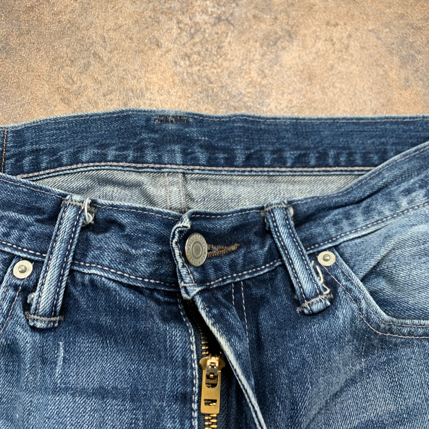 LEVI'S 513 Jeans W32 L29 Mens Slim Fit Blue