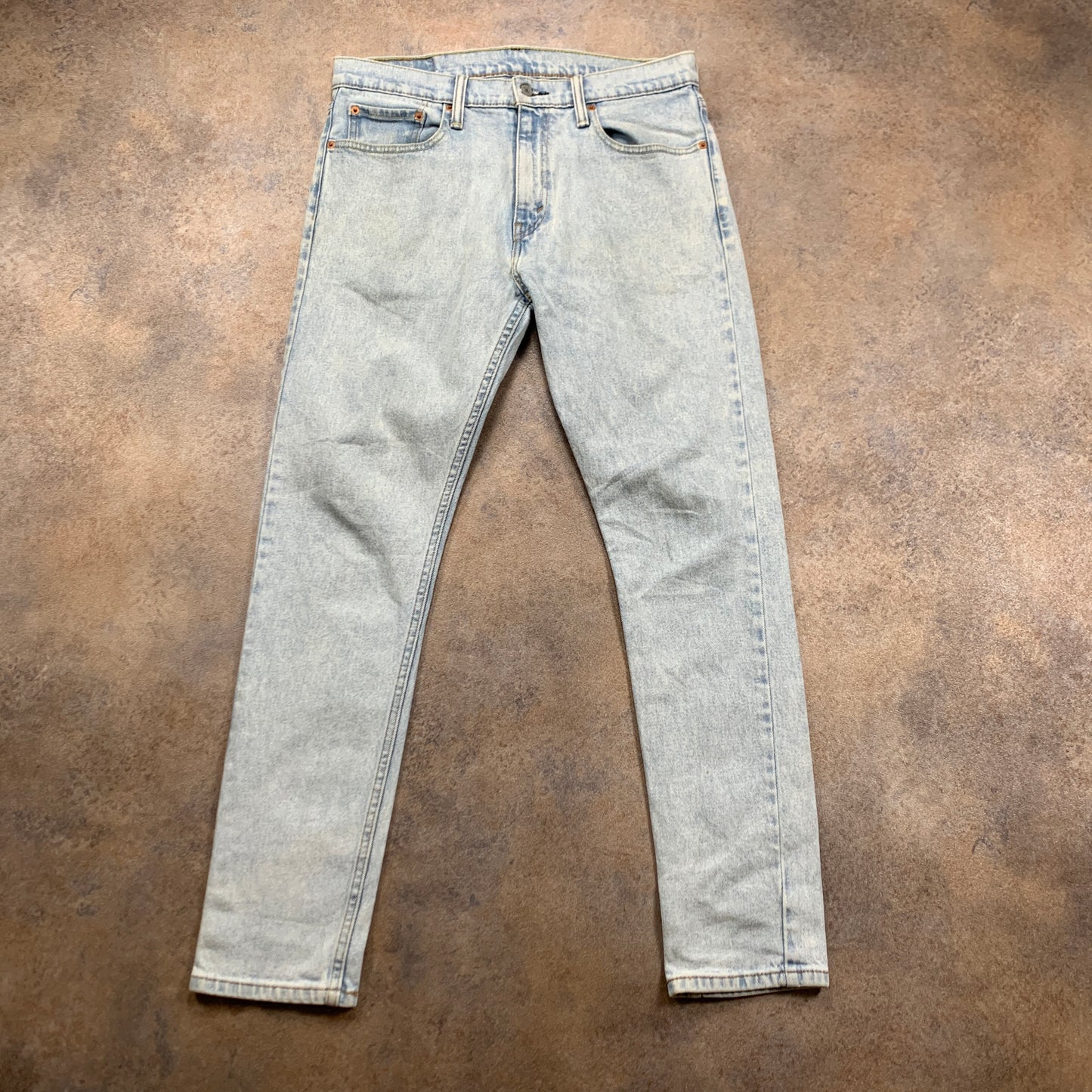 LEVI'S 512 Jeans W33 L31 Mens Slim Fit Tapered Blue