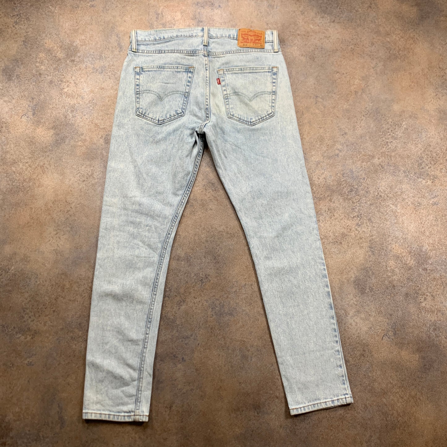 LEVI'S 512 Jeans W33 L31 Mens Slim Fit Tapered Blue