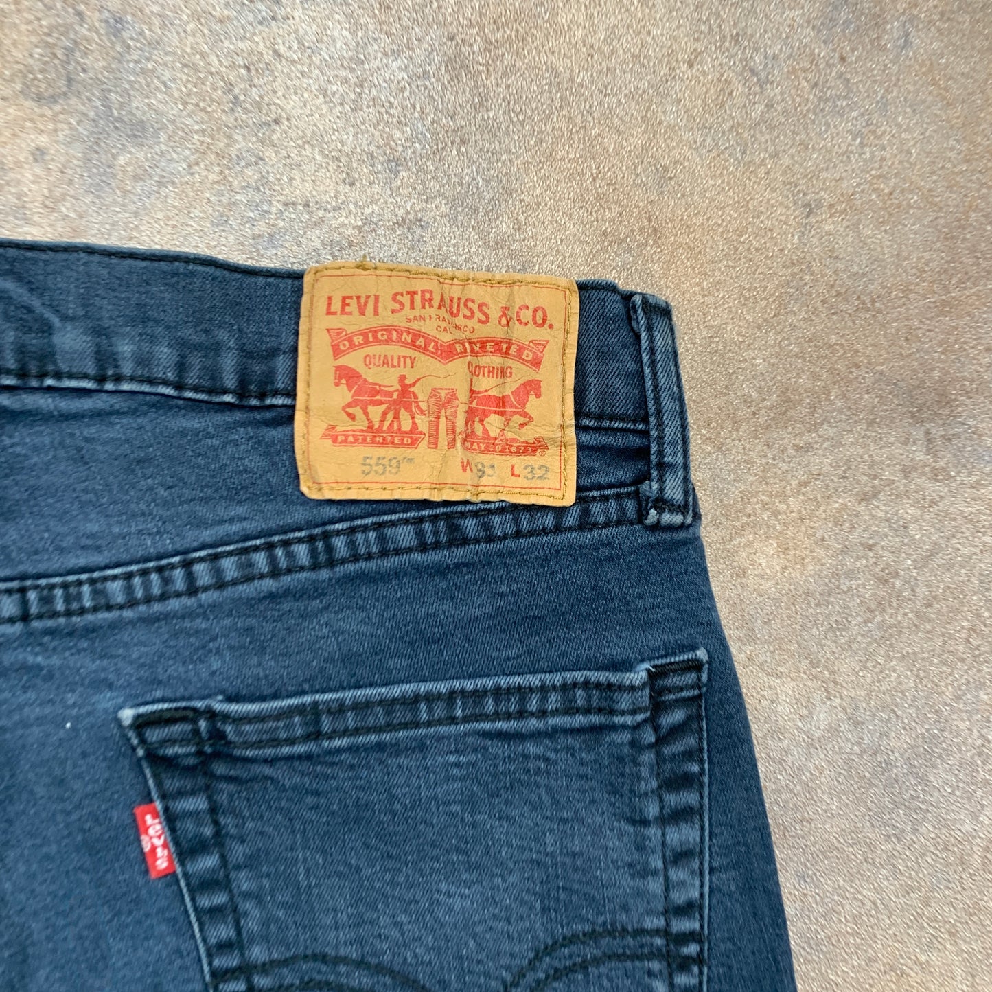 LEVI'S 559 Jeans W31 L29 Mens Regular Fit Straight Blue