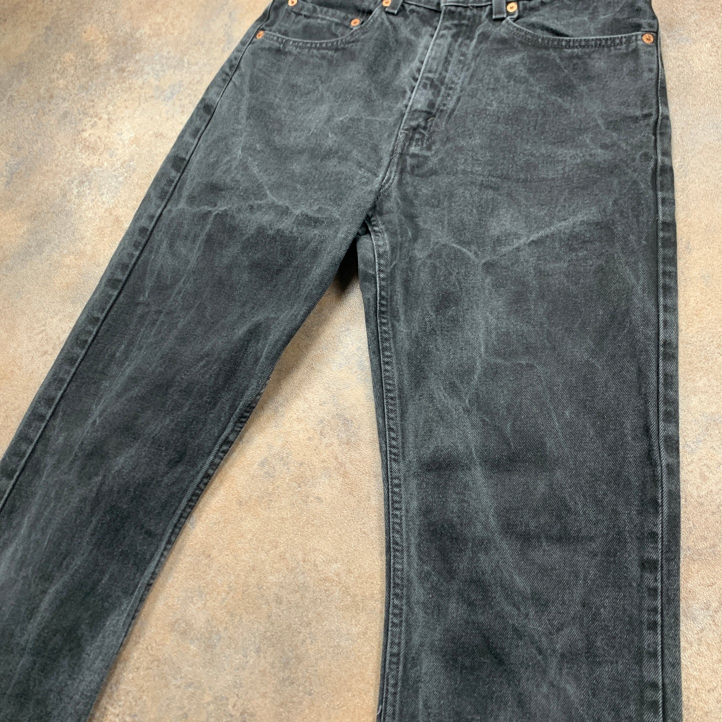 Vintage LEVI'S 505 Jeans W29 L32 Mens Regular Fit Straight Grey 90s