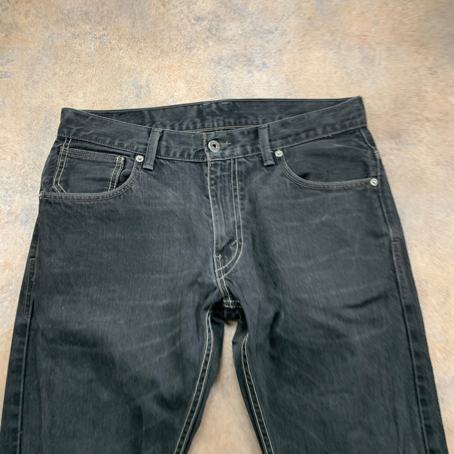 LEVI'S 514 Jeans W34 L30 Mens Regular Fit Straight Grey