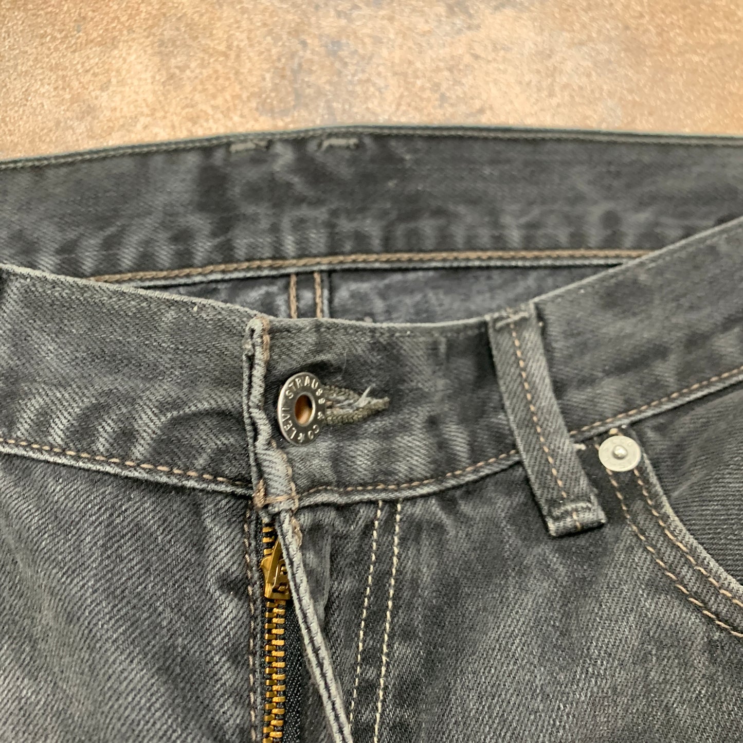 LEVI'S 514 Jeans W34 L30 Mens Regular Fit Straight Grey