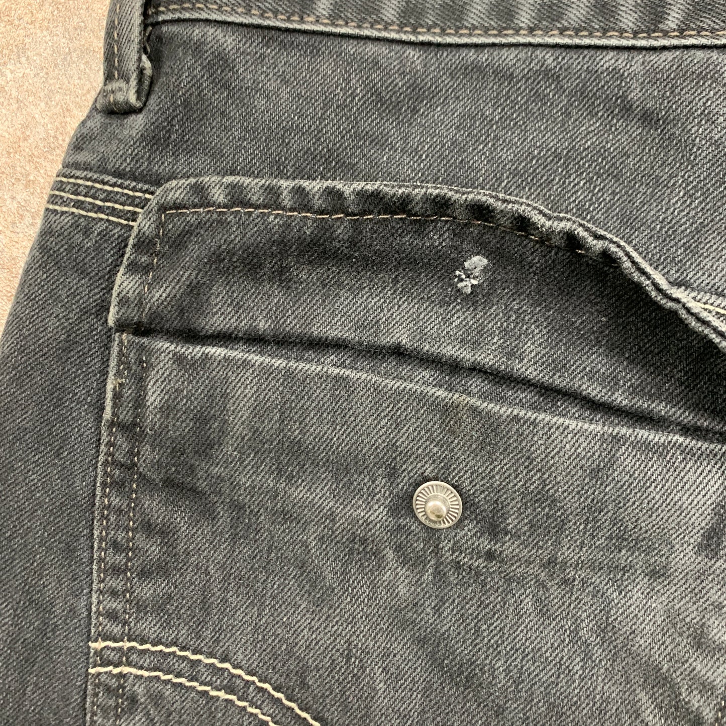 LEVI'S 514 Jeans W34 L30 Mens Regular Fit Straight Grey