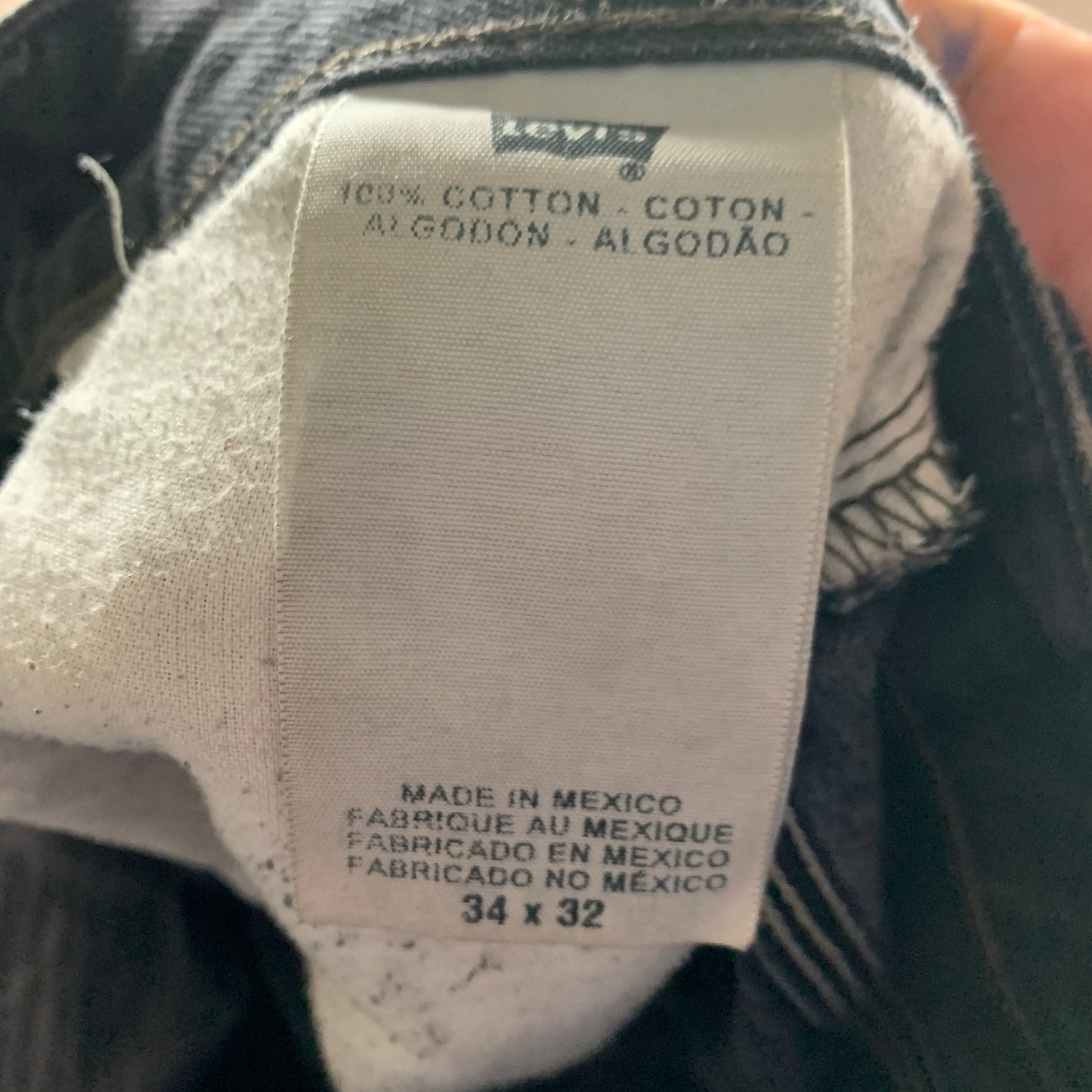 LEVI'S 514 Jeans W34 L30 Mens Regular Fit Straight Grey