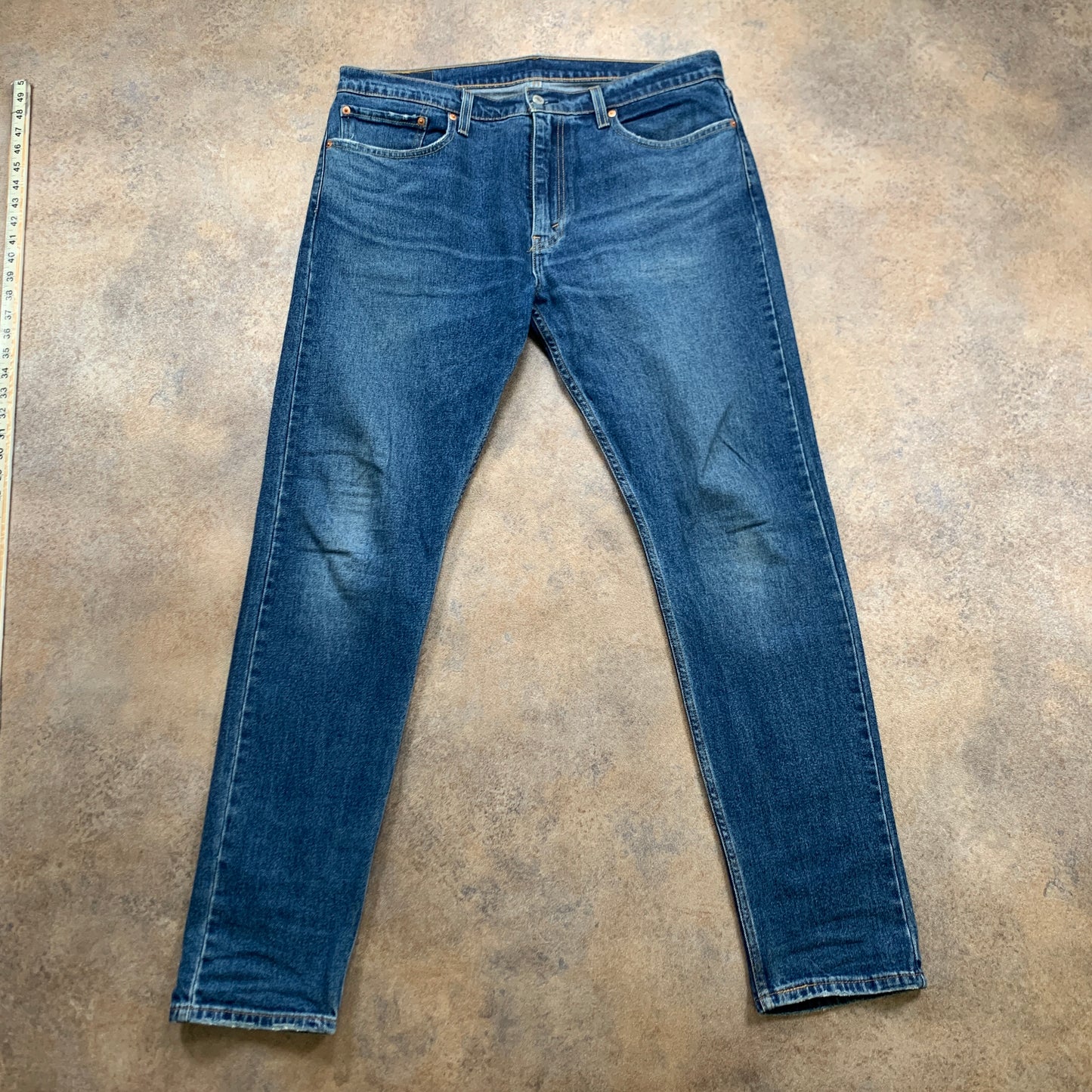 LEVI'S 512 Jeans W36 L34 Mens Slim Fit Tapered Blue