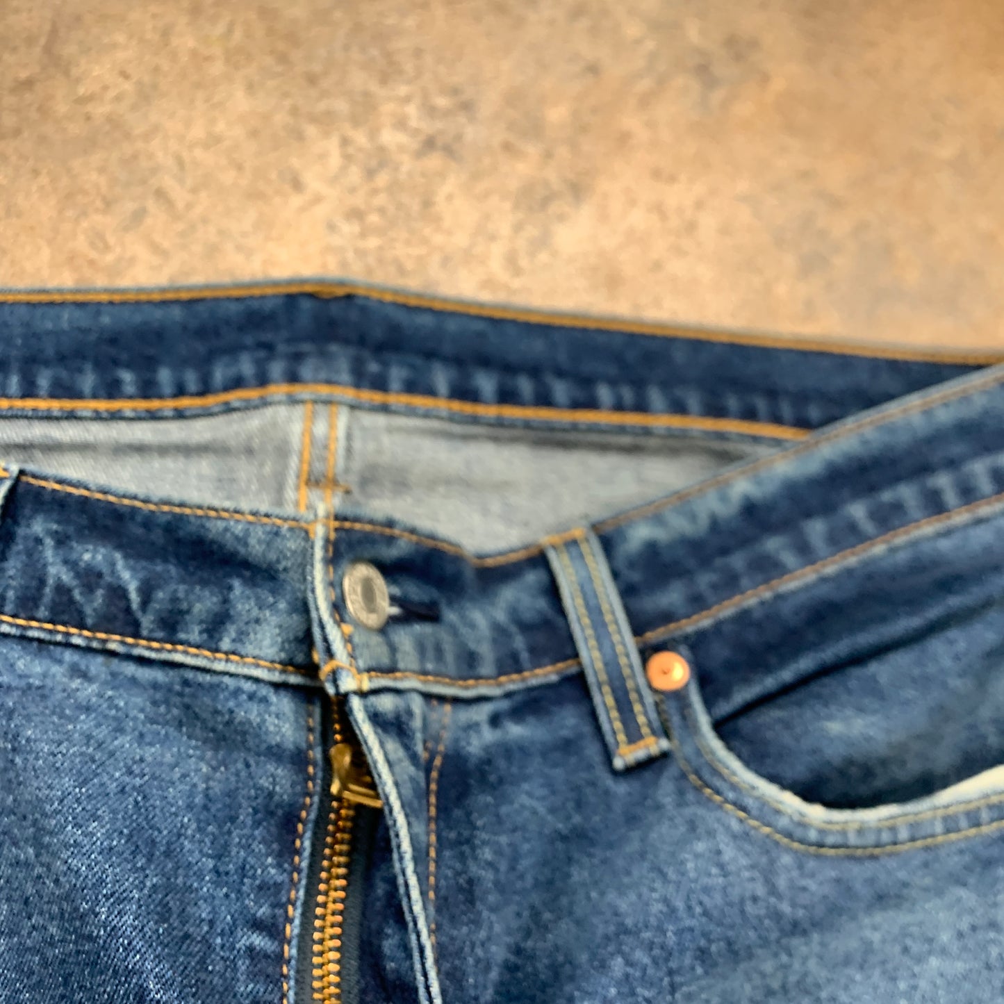 LEVI'S 512 Jeans W36 L34 Mens Slim Fit Tapered Blue