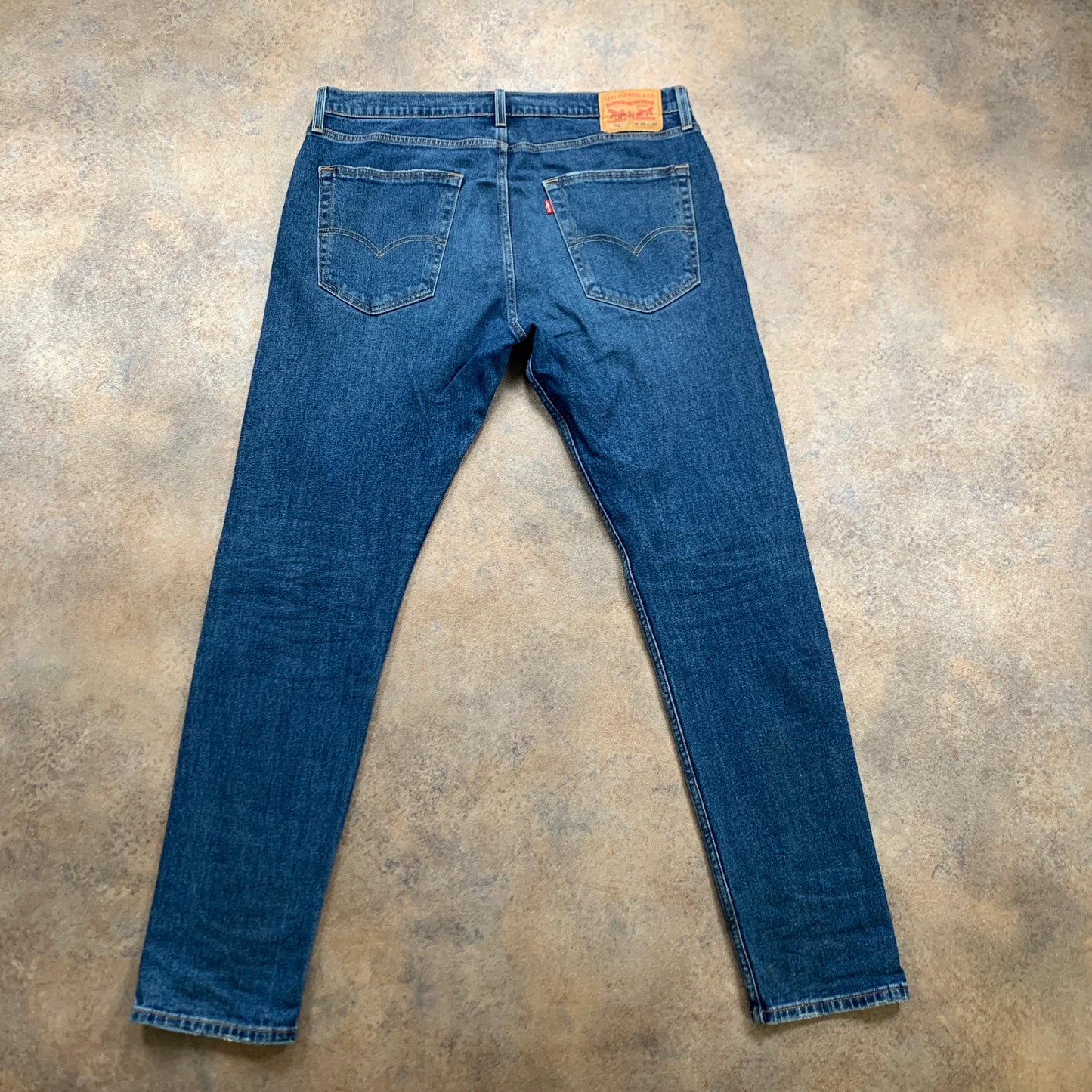 LEVI'S 512 Jeans W36 L34 Mens Slim Fit Tapered Blue