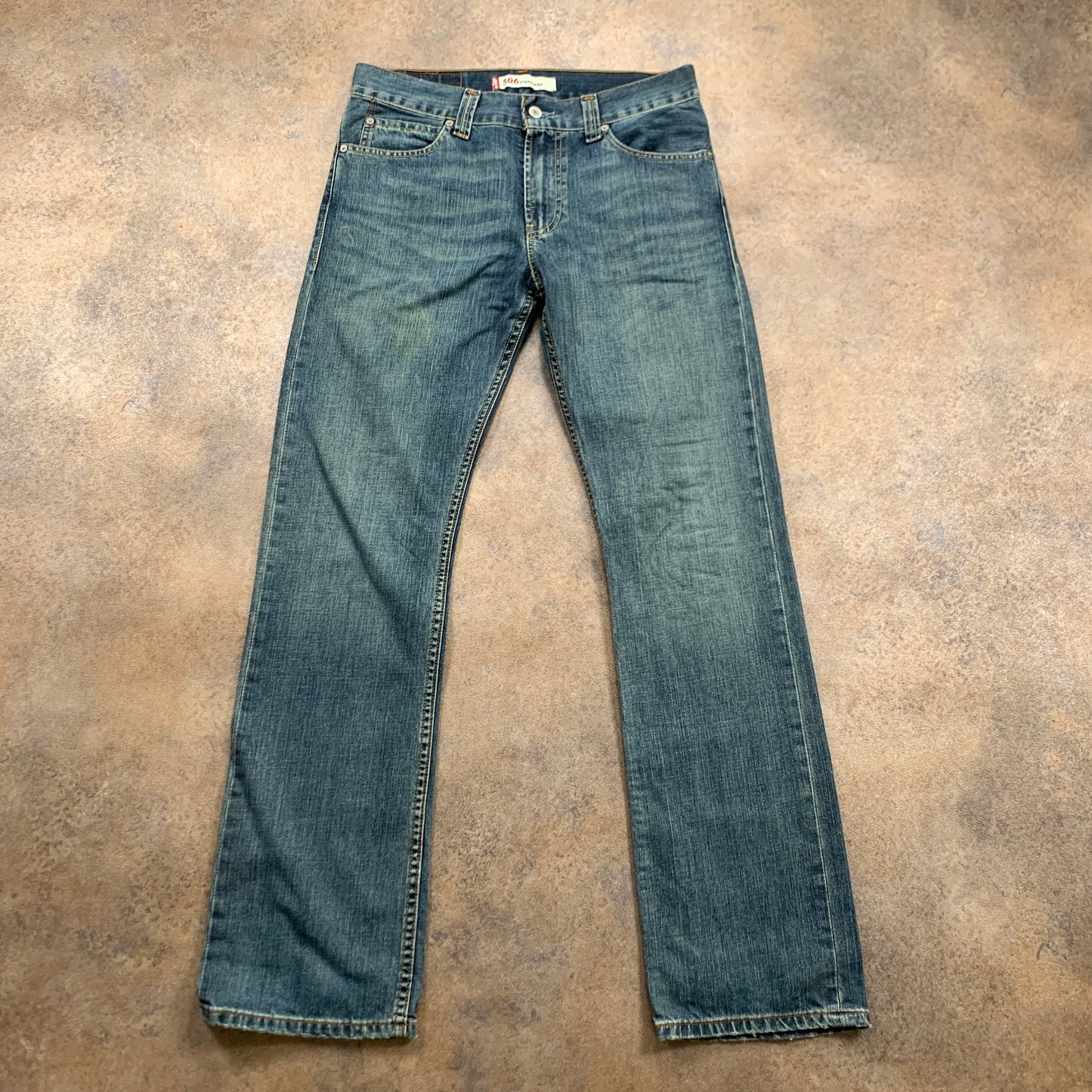 Vintage LEVI'S 506 Jeans W30 L32 Mens Regular Fit Straight Blue