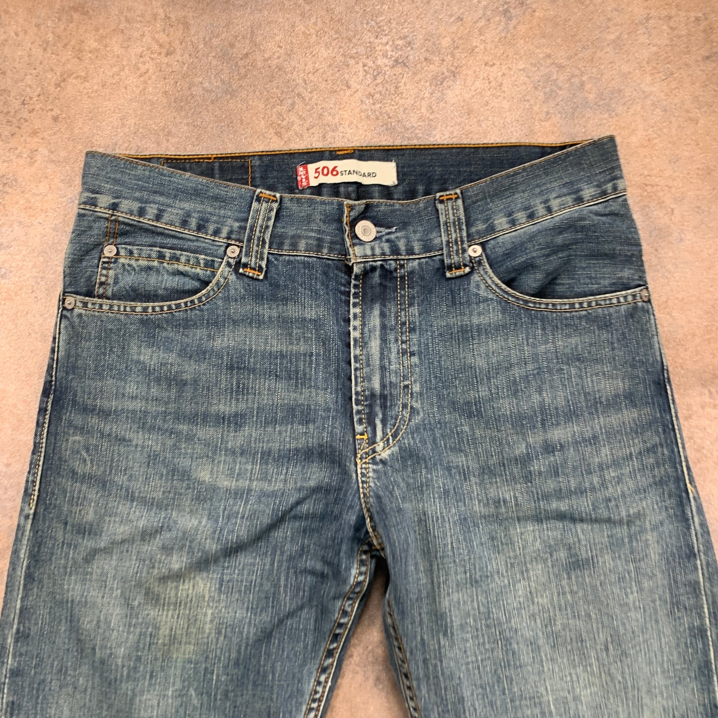 Vintage LEVI'S 506 Jeans W30 L32 Mens Regular Fit Straight Blue