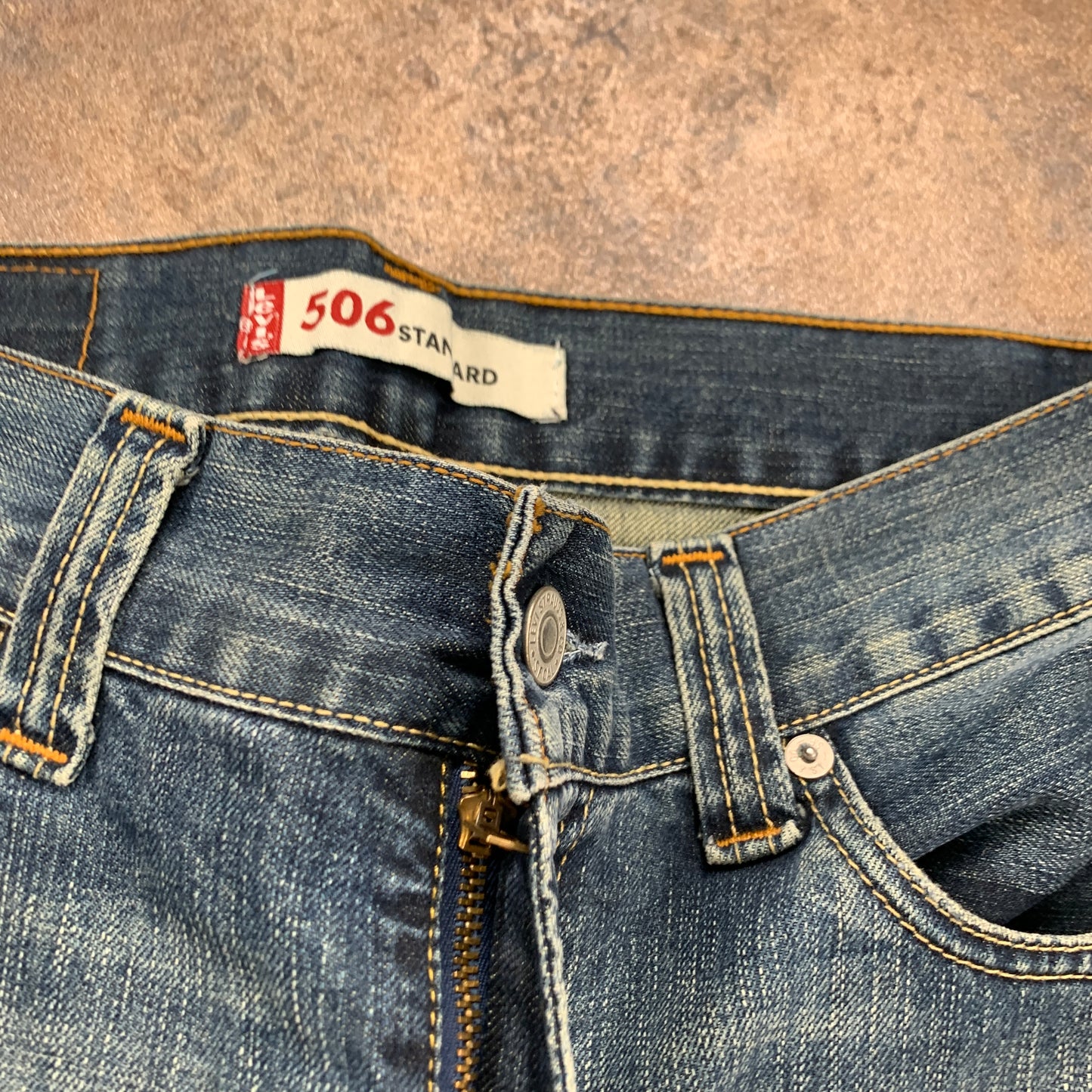 Vintage LEVI'S 506 Jeans W30 L32 Mens Regular Fit Straight Blue