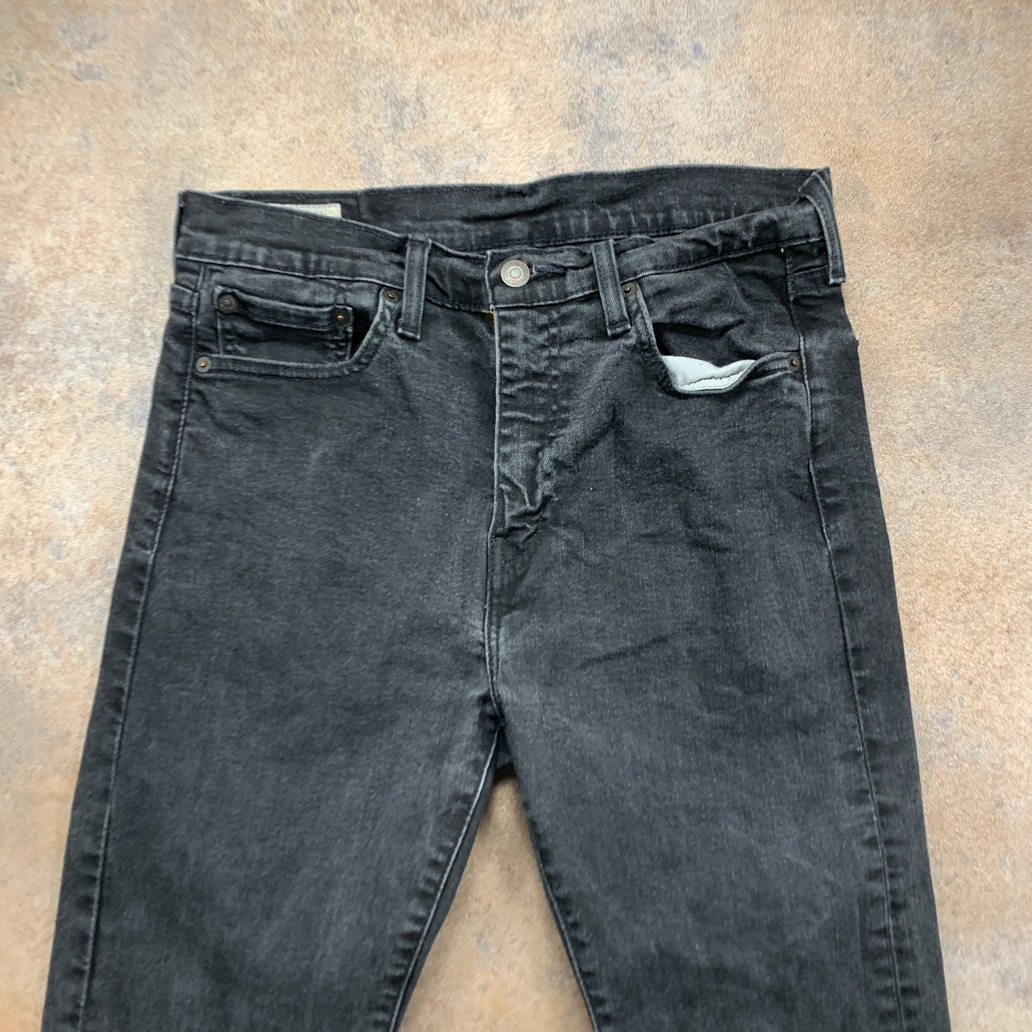 LEVI'S 510 Jeans W32 L33 Mens Skinny Fit Grey