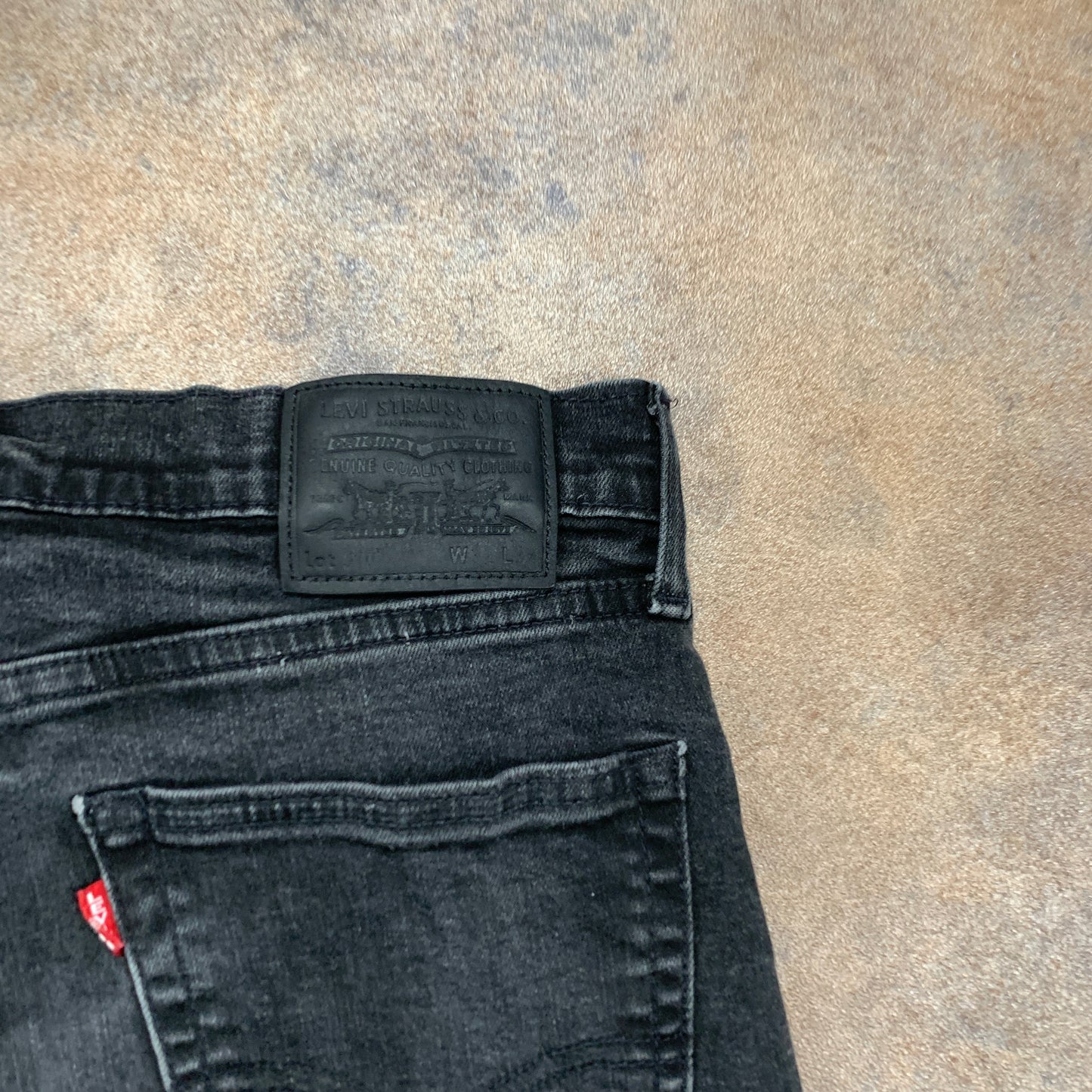 LEVI'S 510 Jeans W32 L33 Mens Skinny Fit Grey