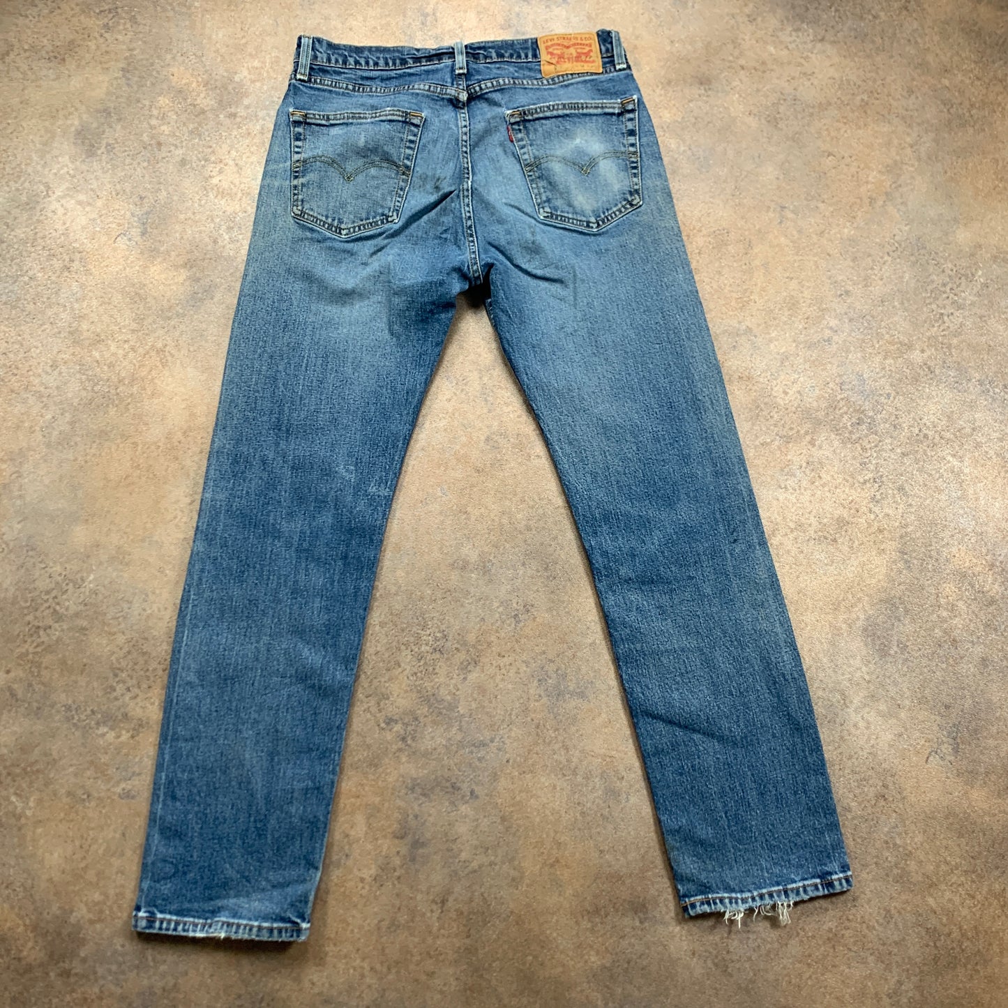 LEVI'S 505 Jeans W34 L31 Mens Regular Fit Straight Blue