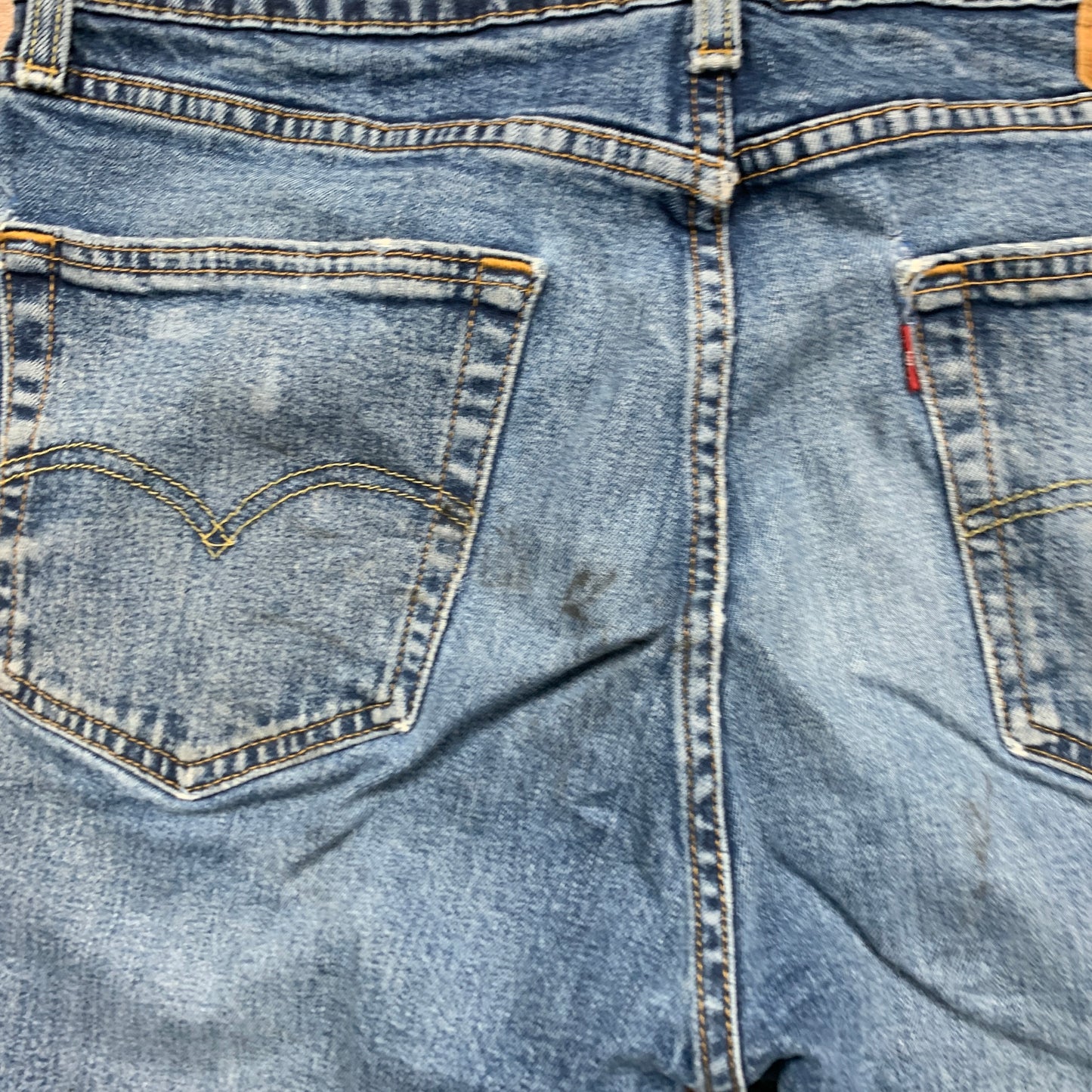 LEVI'S 505 Jeans W34 L31 Mens Regular Fit Straight Blue