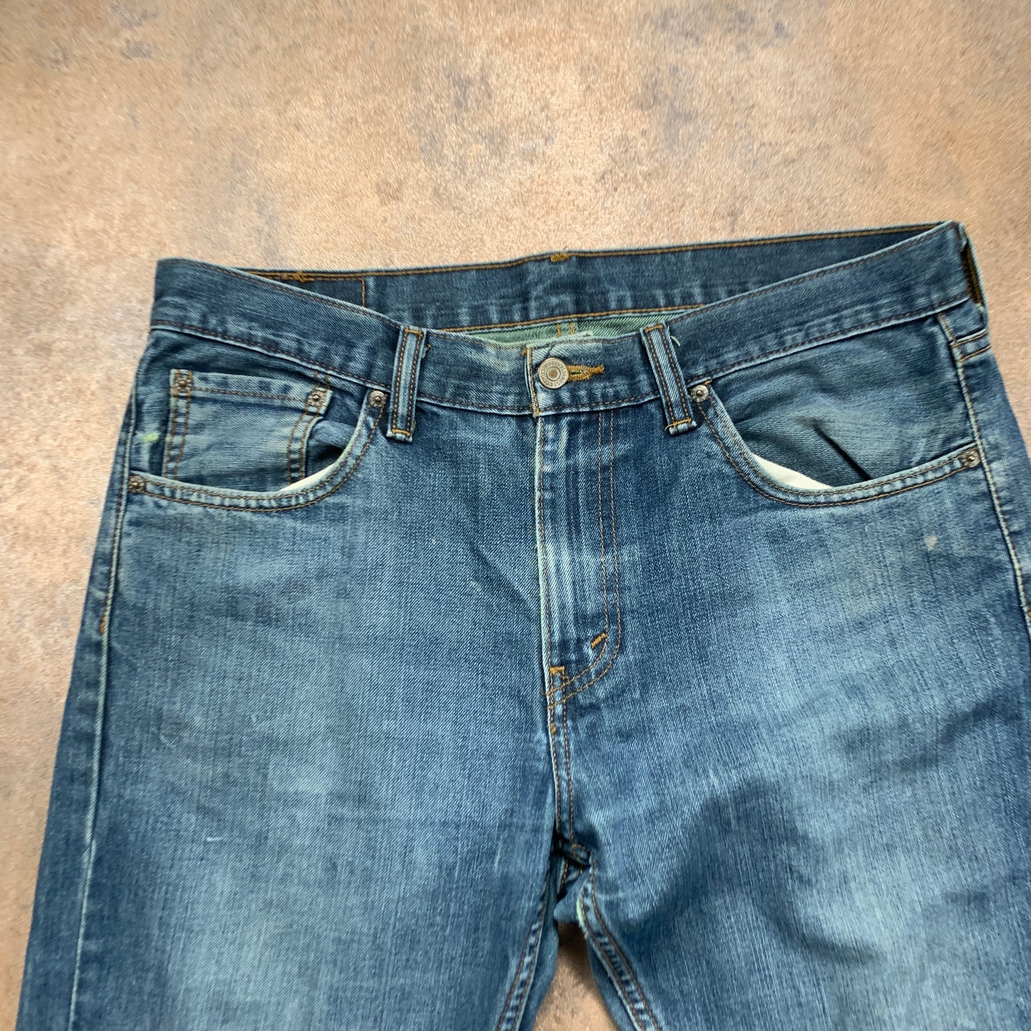 LEVI'S 527 Jeans W33 L26 Mens Bootcut Fit Blue
