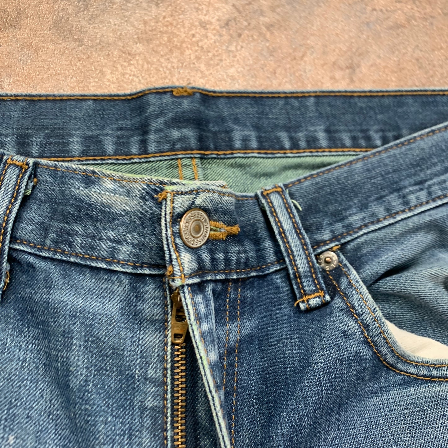 LEVI'S 527 Jeans W33 L26 Mens Bootcut Fit Blue
