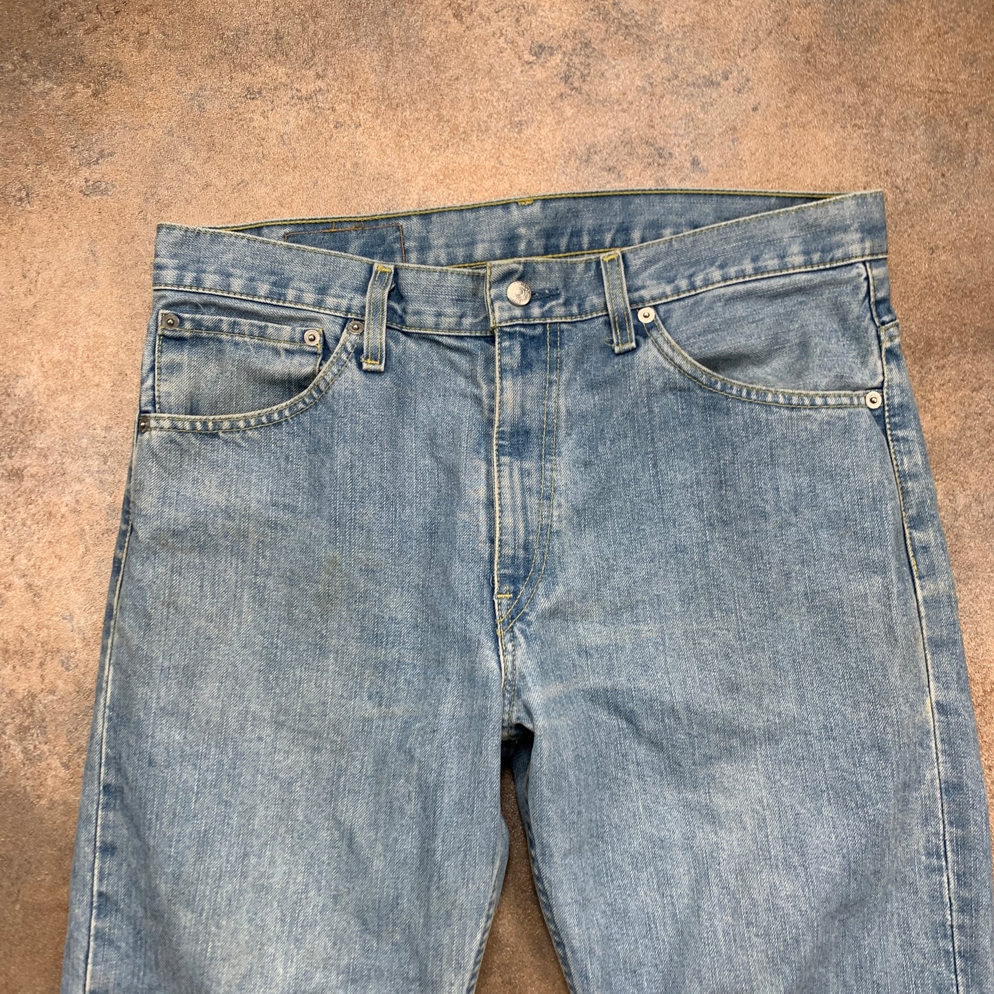 Vintage LEVI'S 507 Jeans W34 L32 Mens Bootcut Fit Blue