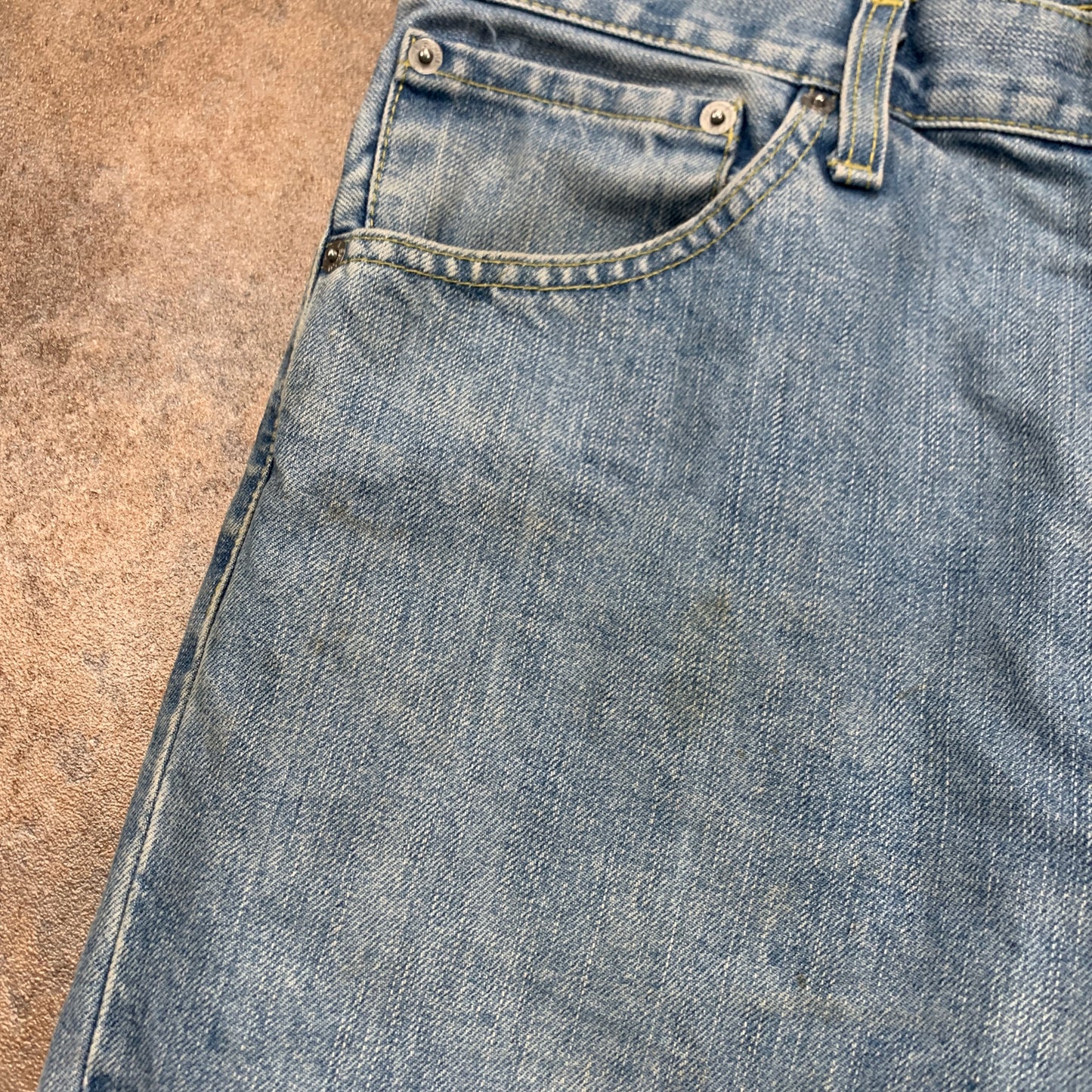 Vintage LEVI'S 507 Jeans W34 L32 Mens Bootcut Fit Blue