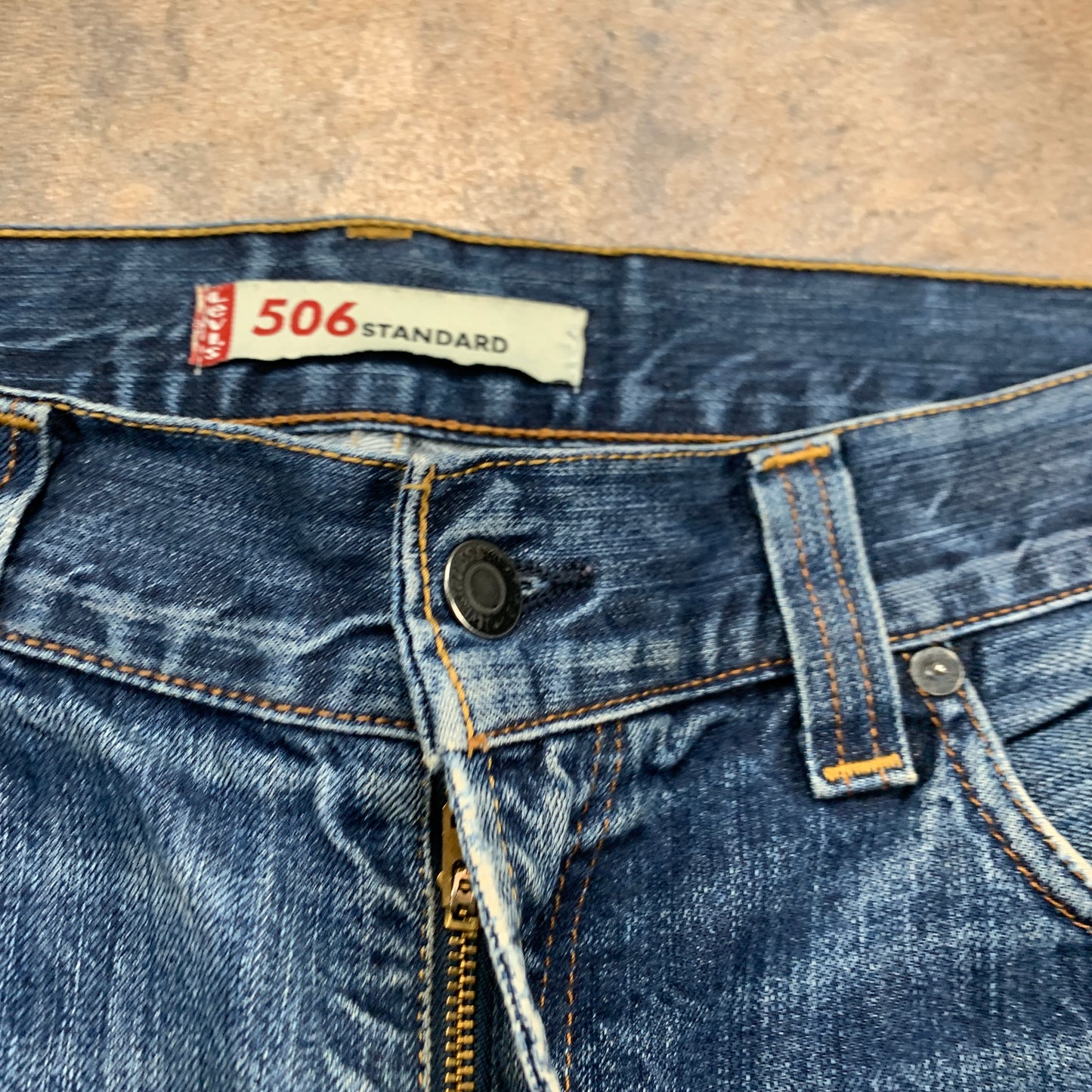 Vintage LEVI'S 506 Jeans W36 L29 Mens Relaxed Fit Straight Blue 90s