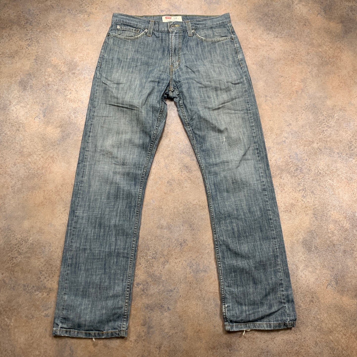 Vintage LEVI'S 514 Jeans W34 L34 Mens Regular Fit Straight Blue