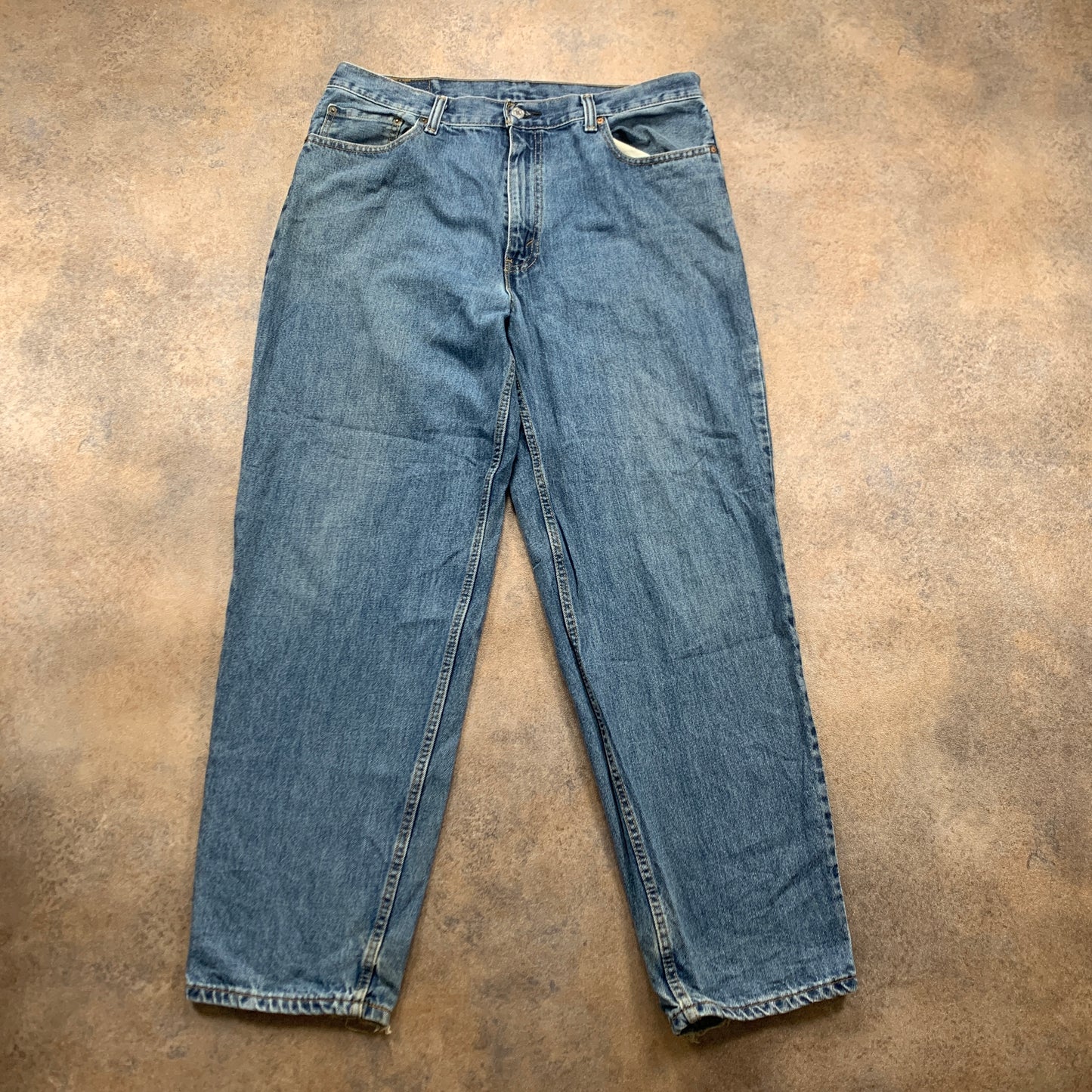 LEVI'S 560 Jeans W36 L32 Mens Relaxed Fit Tapered Blue 90s